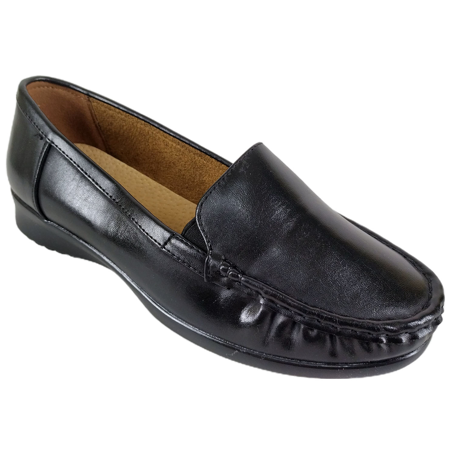 ZAPATO DE MUJER TACO BAJO T5 NEGRO - 2