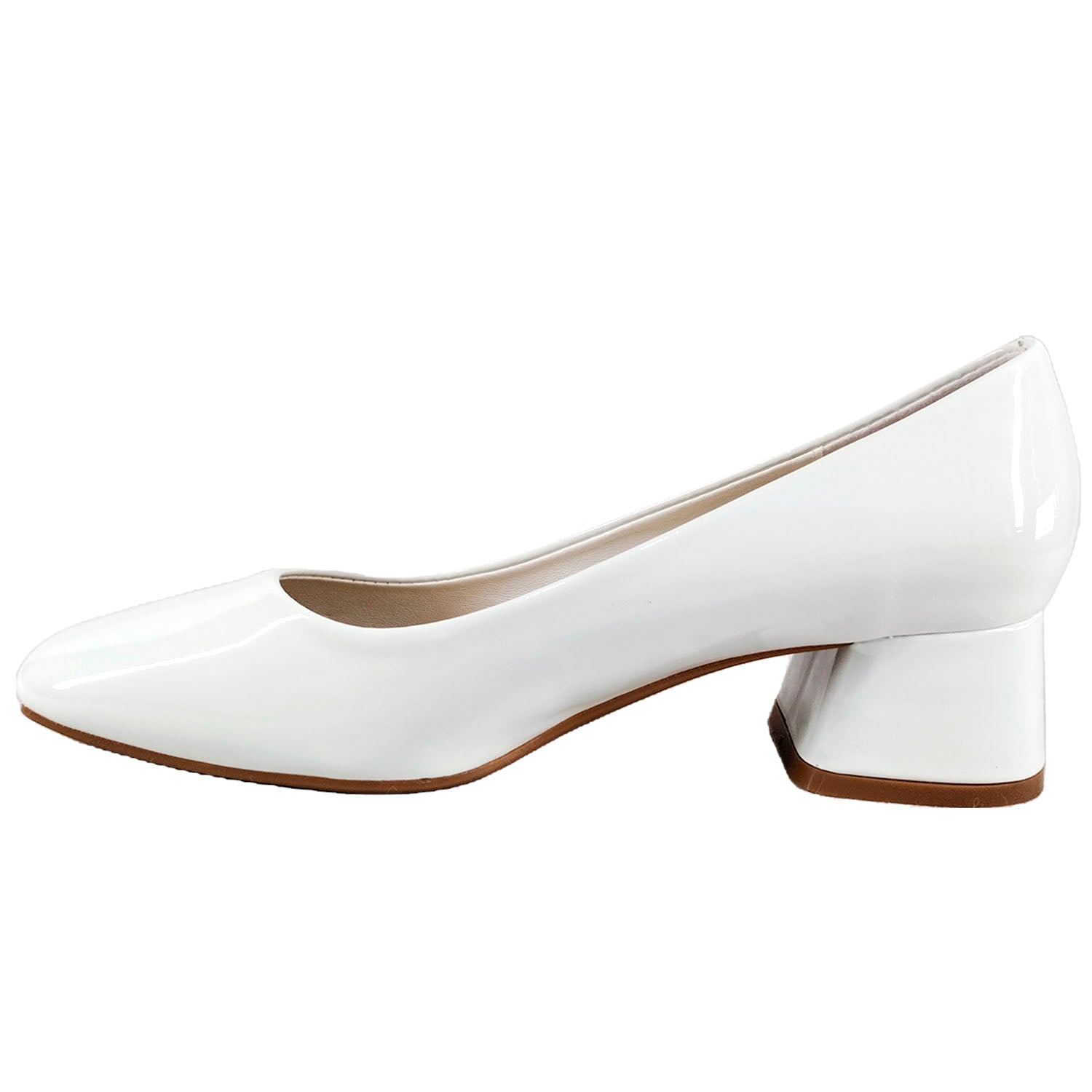 ZAPATO FORMAL DE MUJER TACO BAJO 86 BLANCO - 4