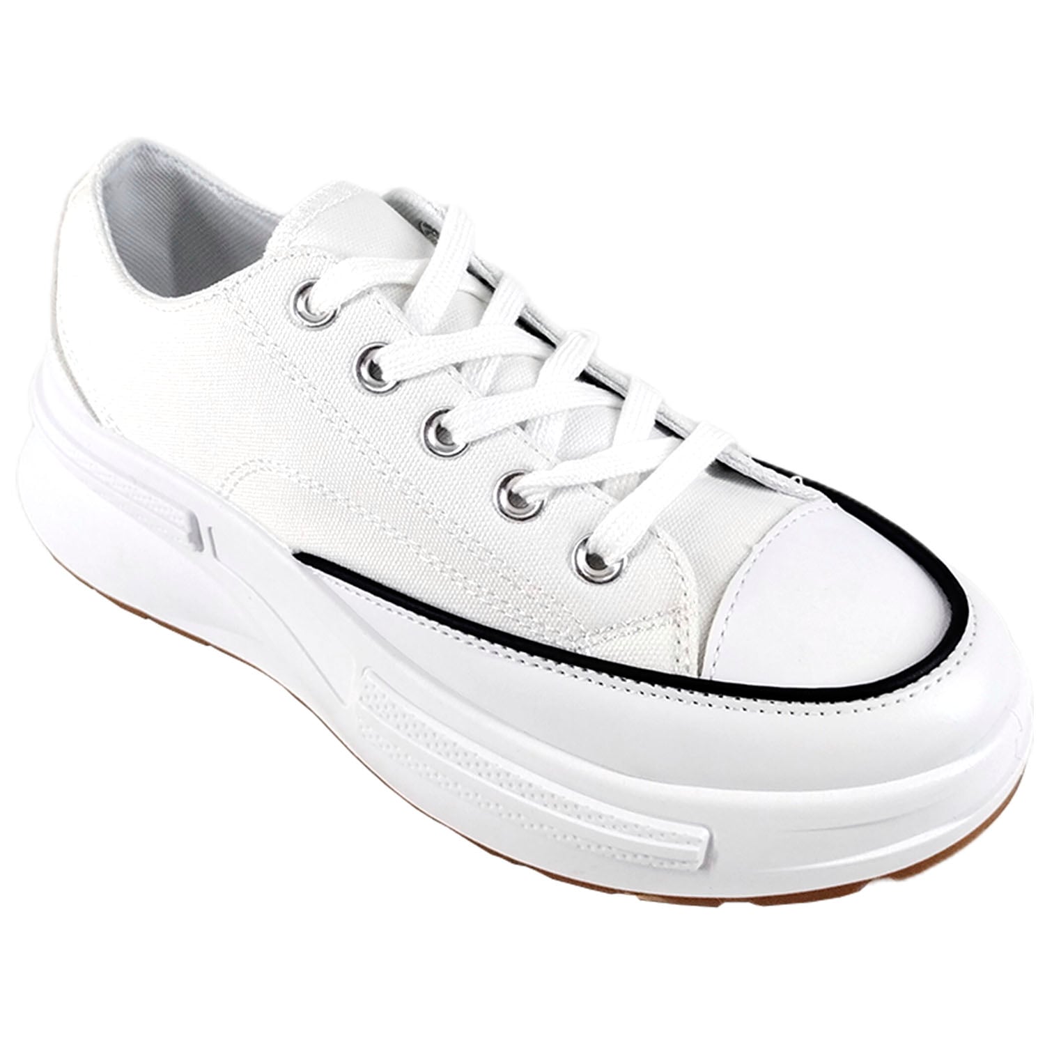 ZAPATILLA URBANA DE MUJER CON PLATAFORMA J26 BLANCO - 2