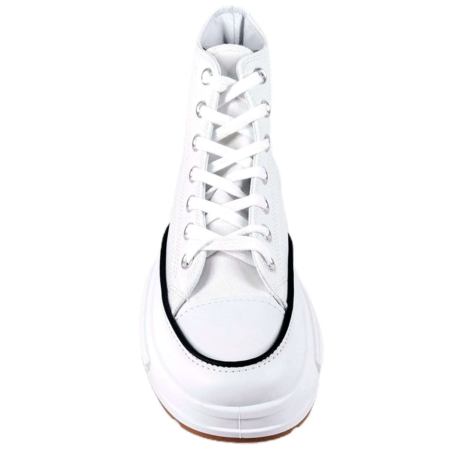 ZAPATILLAS MUJER MEGABAZAR URBANAS CASUALES BLANCO CAÑA ALTA DE CON FORMA J25 - 3