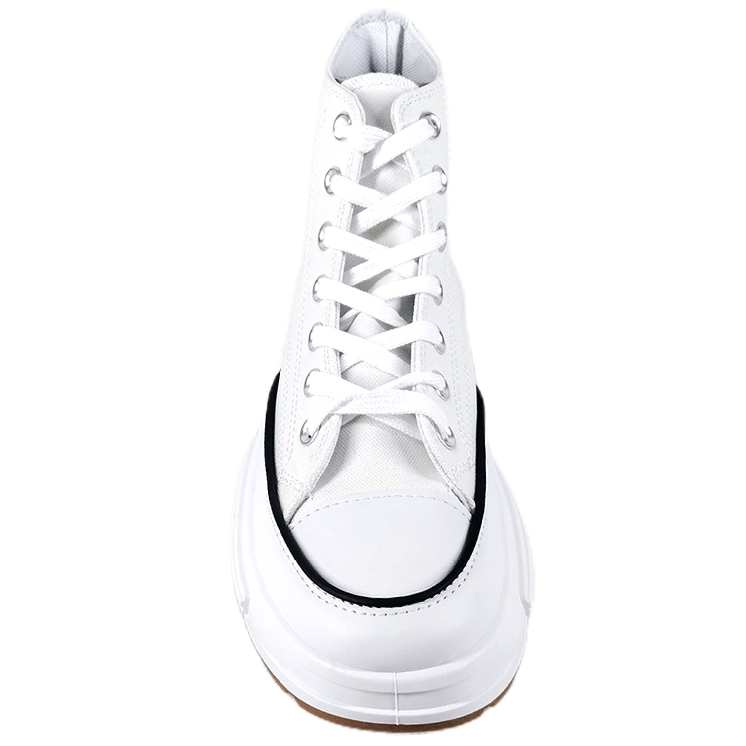 ZAPATILLAS MUJER MEGABAZAR URBANAS CASUALES BLANCO CAÑA ALTA DE CON FORMA J25 - 3