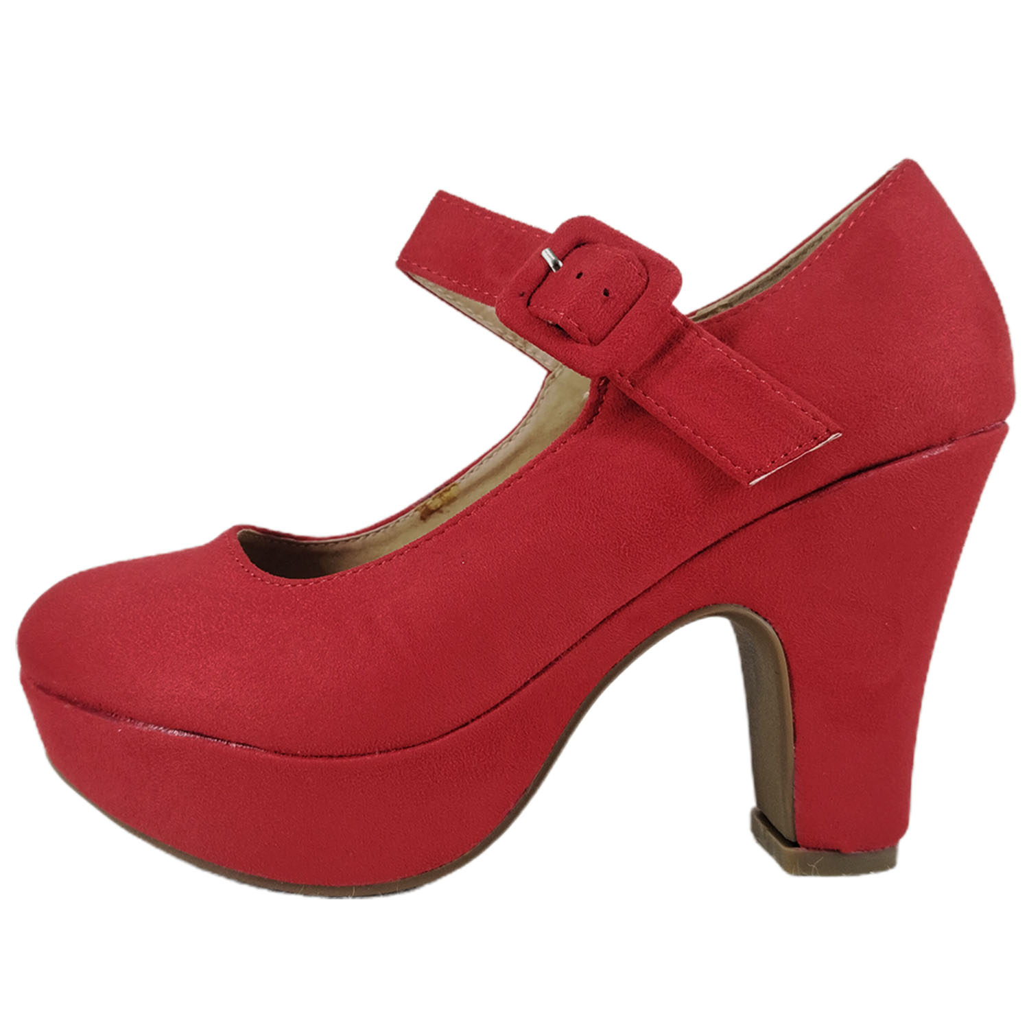 ZAPATO DE PLATAFORMA PARA MUJER GAMUZA 30-2 - 1