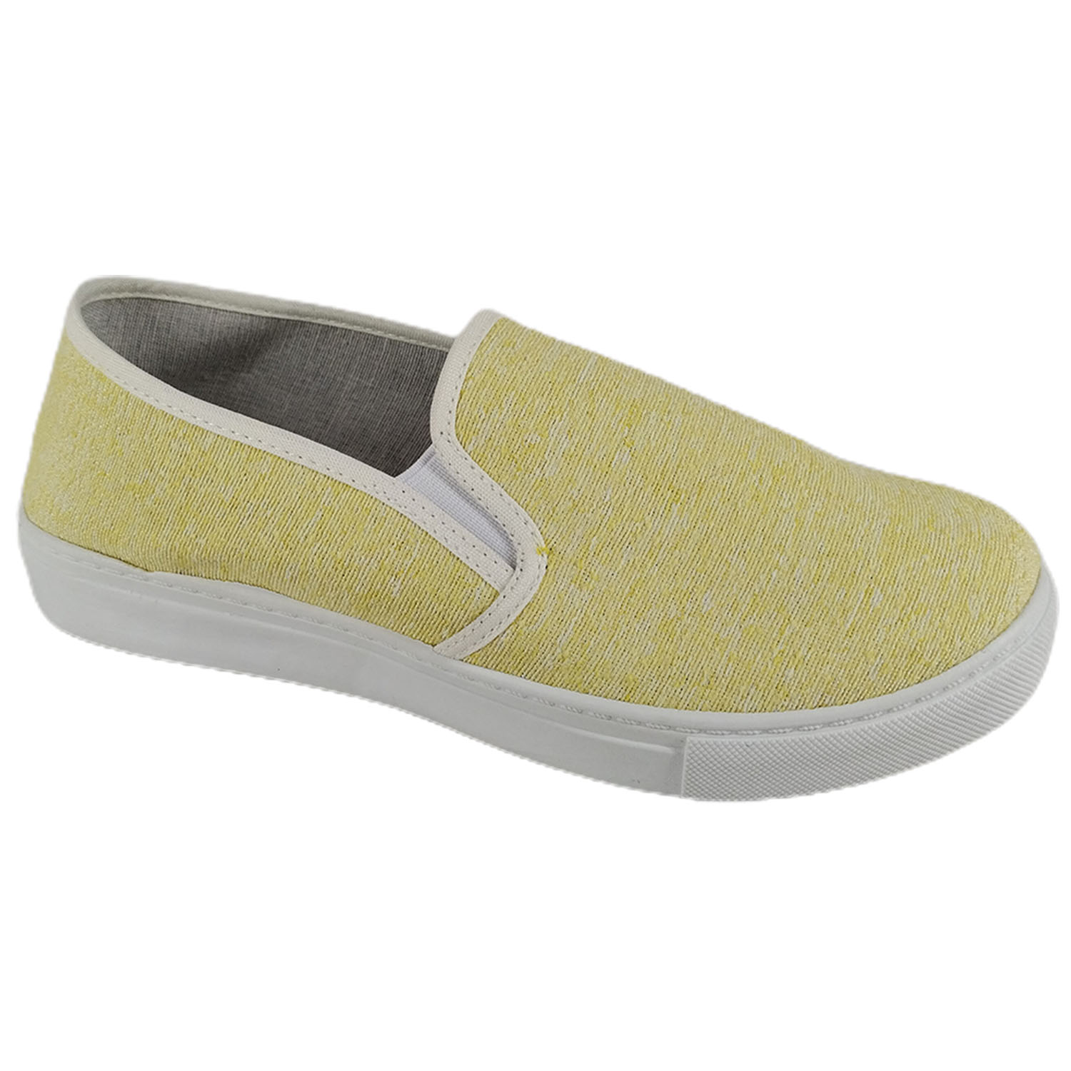 ZAPATILLAS MUJER MEGABAZAR CASUALES LONA R34 - 1