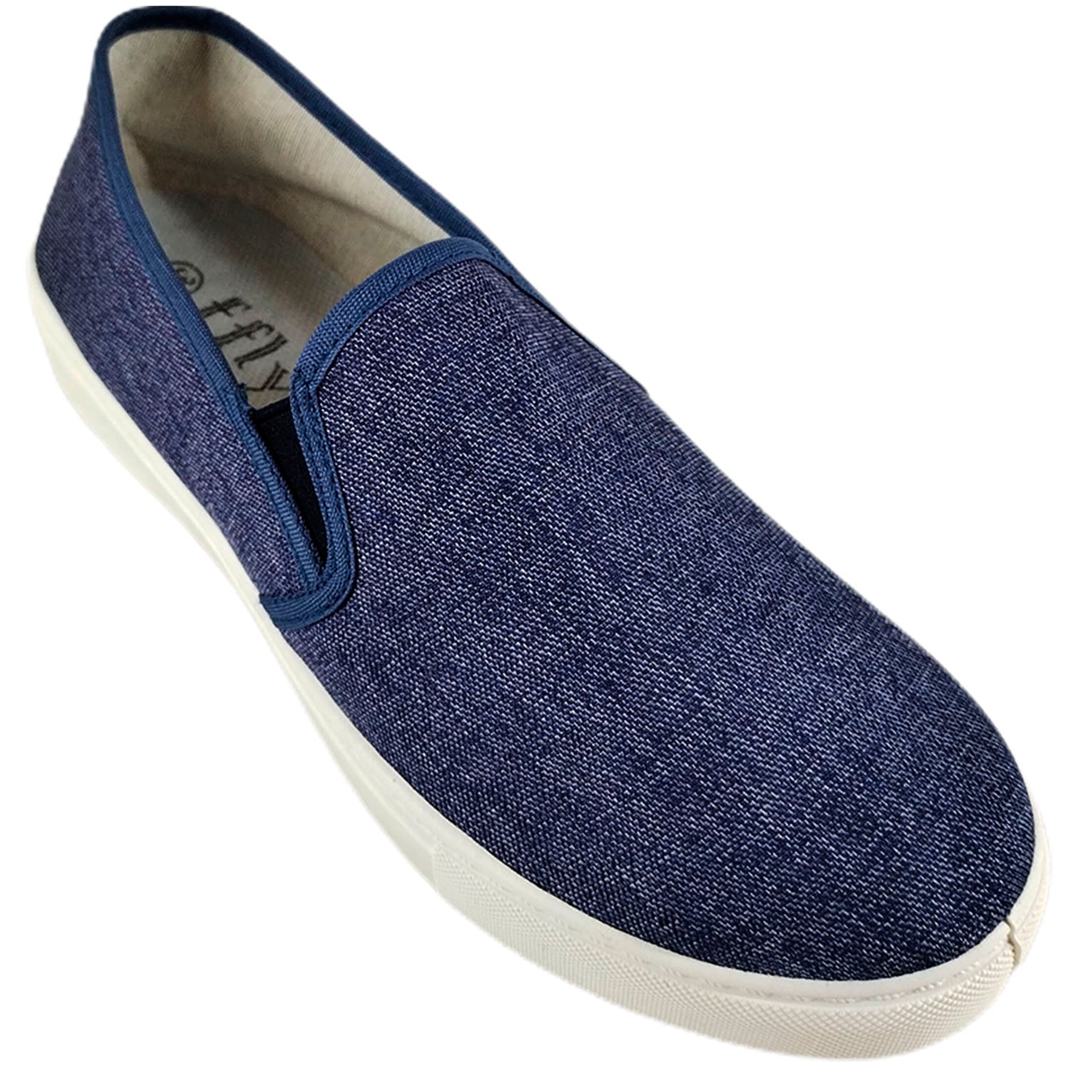 ZAPATILLAS MUJER MEGABAZAR CASUALES LONA R34 - 3