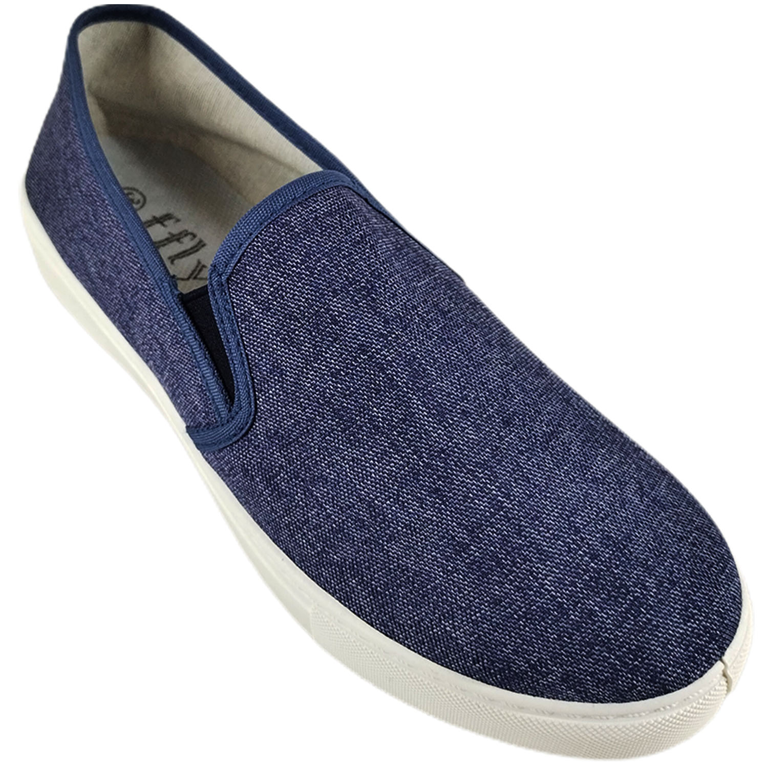ZAPATILLAS MUJER MEGABAZAR CASUALES LONA R34 - 3