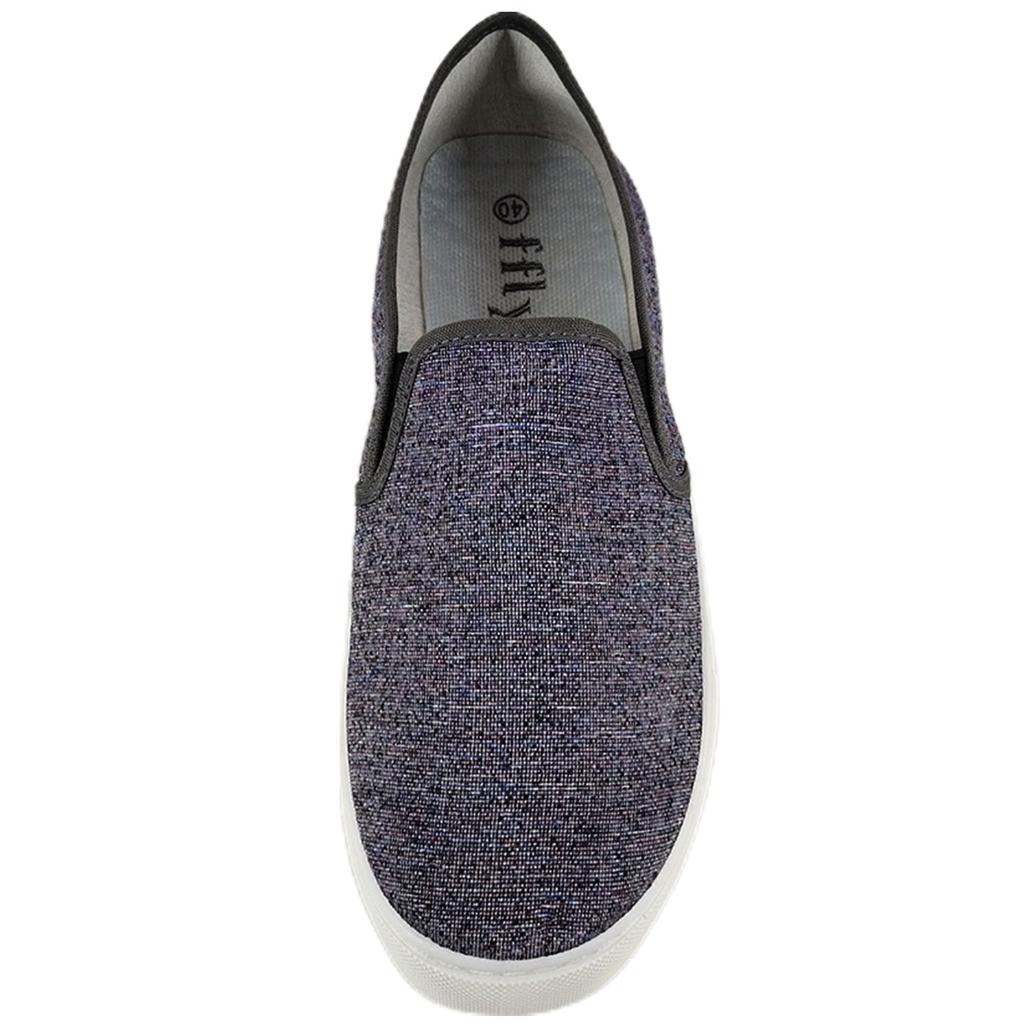 ZAPATILLAS MUJER MEGABAZAR CASUALES LONA R34 - 4