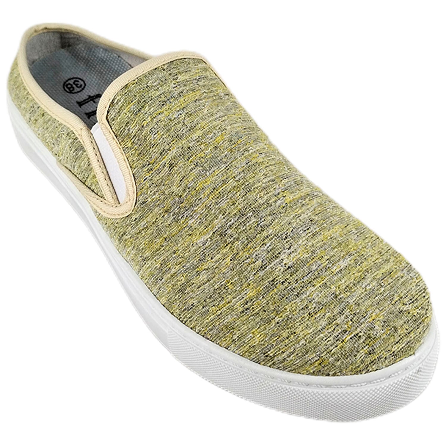 ZAPATILLAS MUJER MEGABAZAR CASUALES LONA B13 - 3