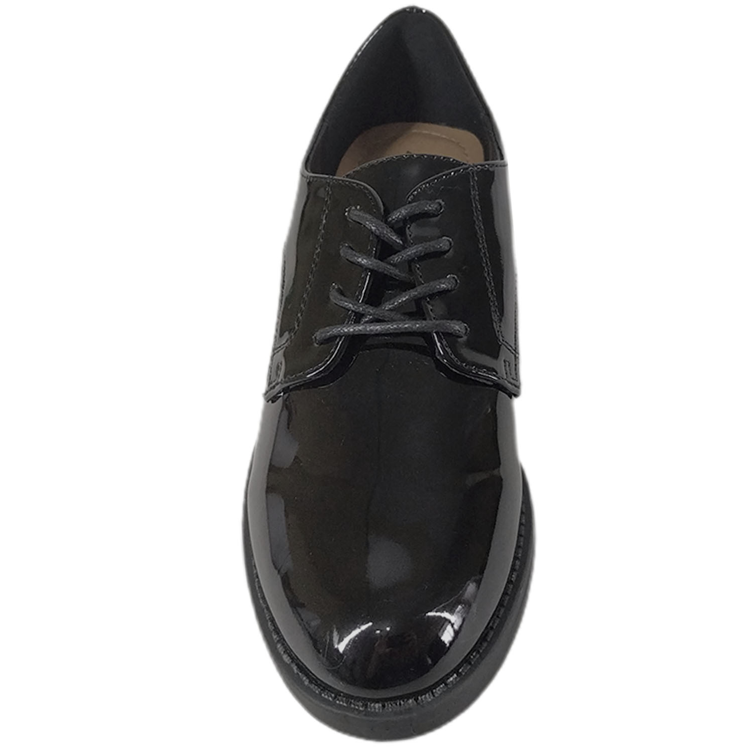 ZAPATO CHAROL DE MUJER CON CORDONES - 4