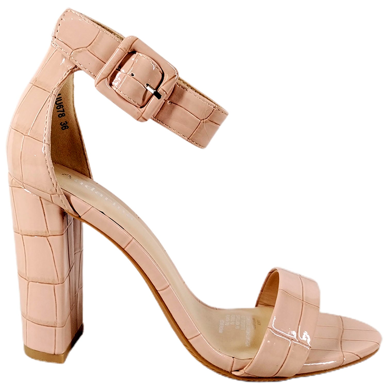 SANDALIAS DE MUJER TACO ALTO U678 YASNA - 1