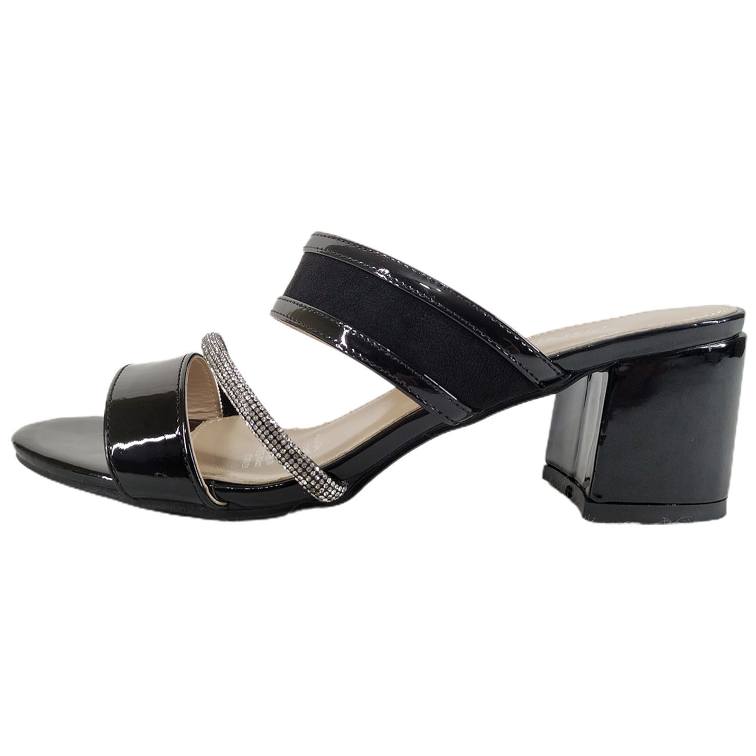 SANDALIAS MUJER MEGABAZAR DE TACO BAJO 353 YASNA - 1