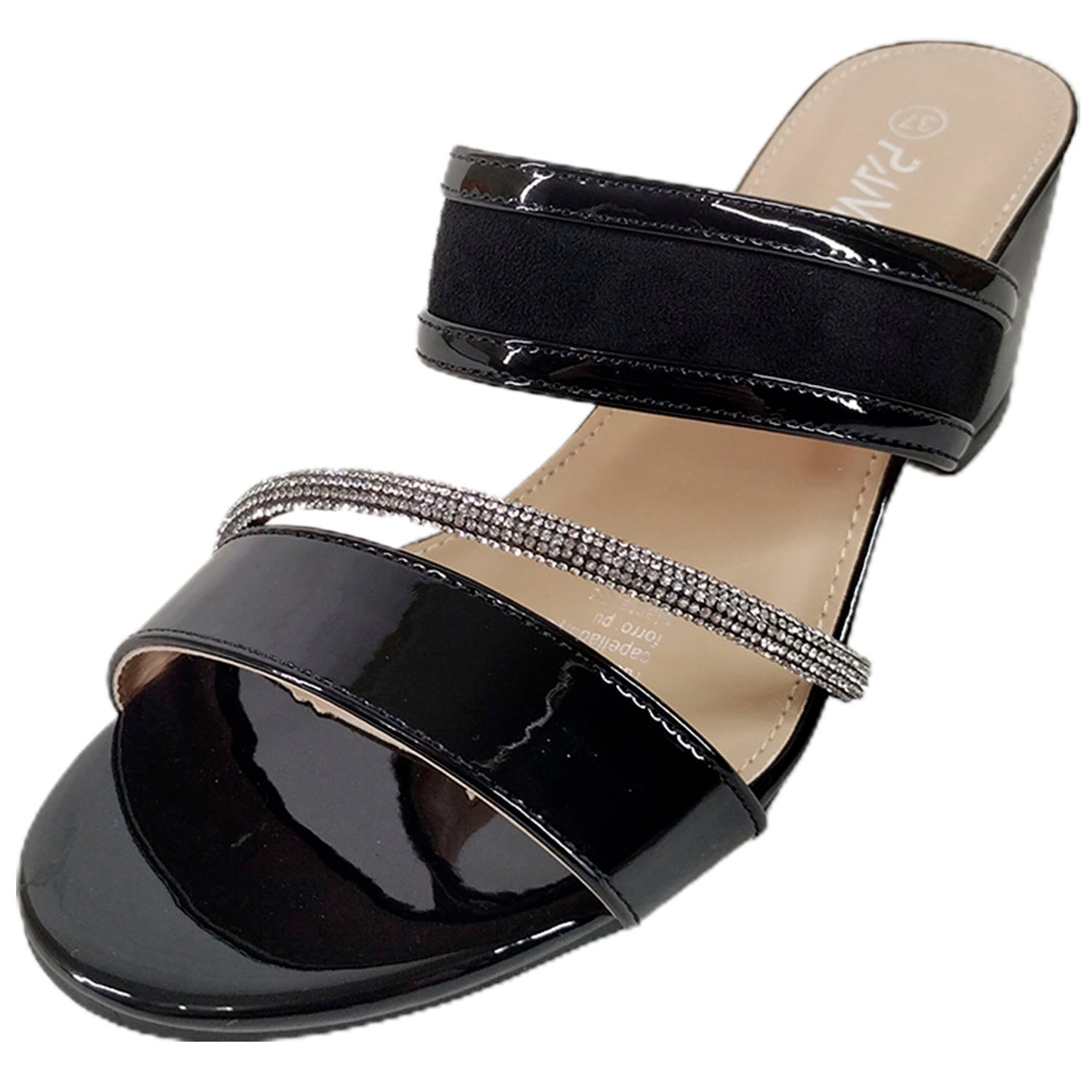 SANDALIAS MUJER MEGABAZAR DE TACO BAJO 353 YASNA - 2