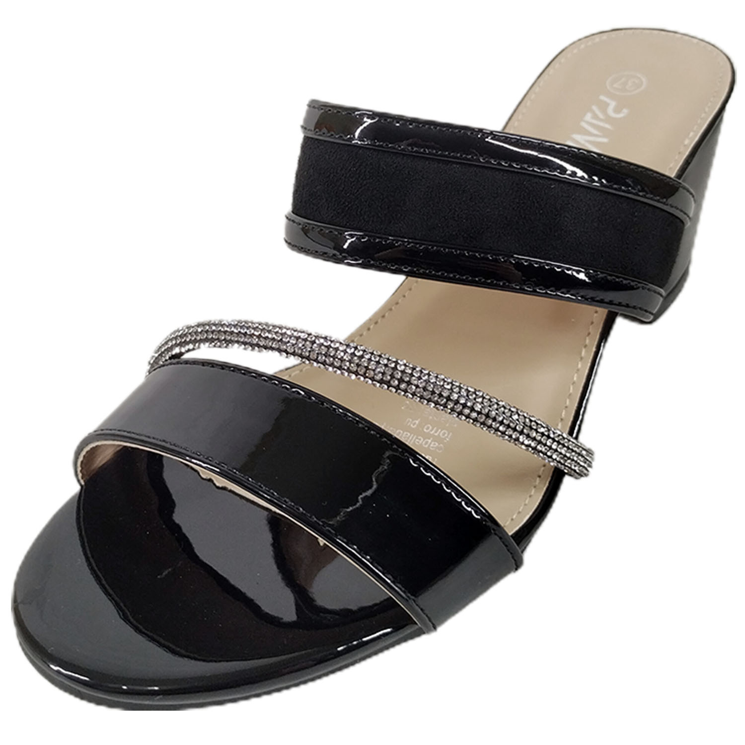 SANDALIAS MUJER MEGABAZAR DE TACO BAJO 353 YASNA - 2