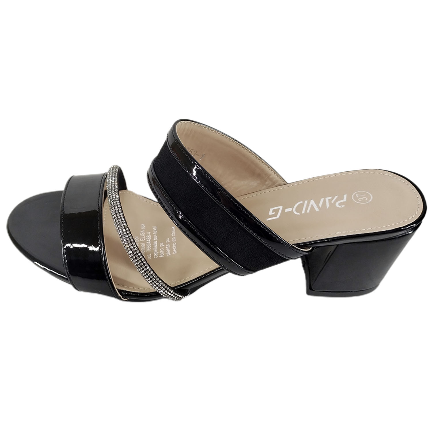 SANDALIAS MUJER MEGABAZAR DE TACO BAJO 353 YASNA - 3