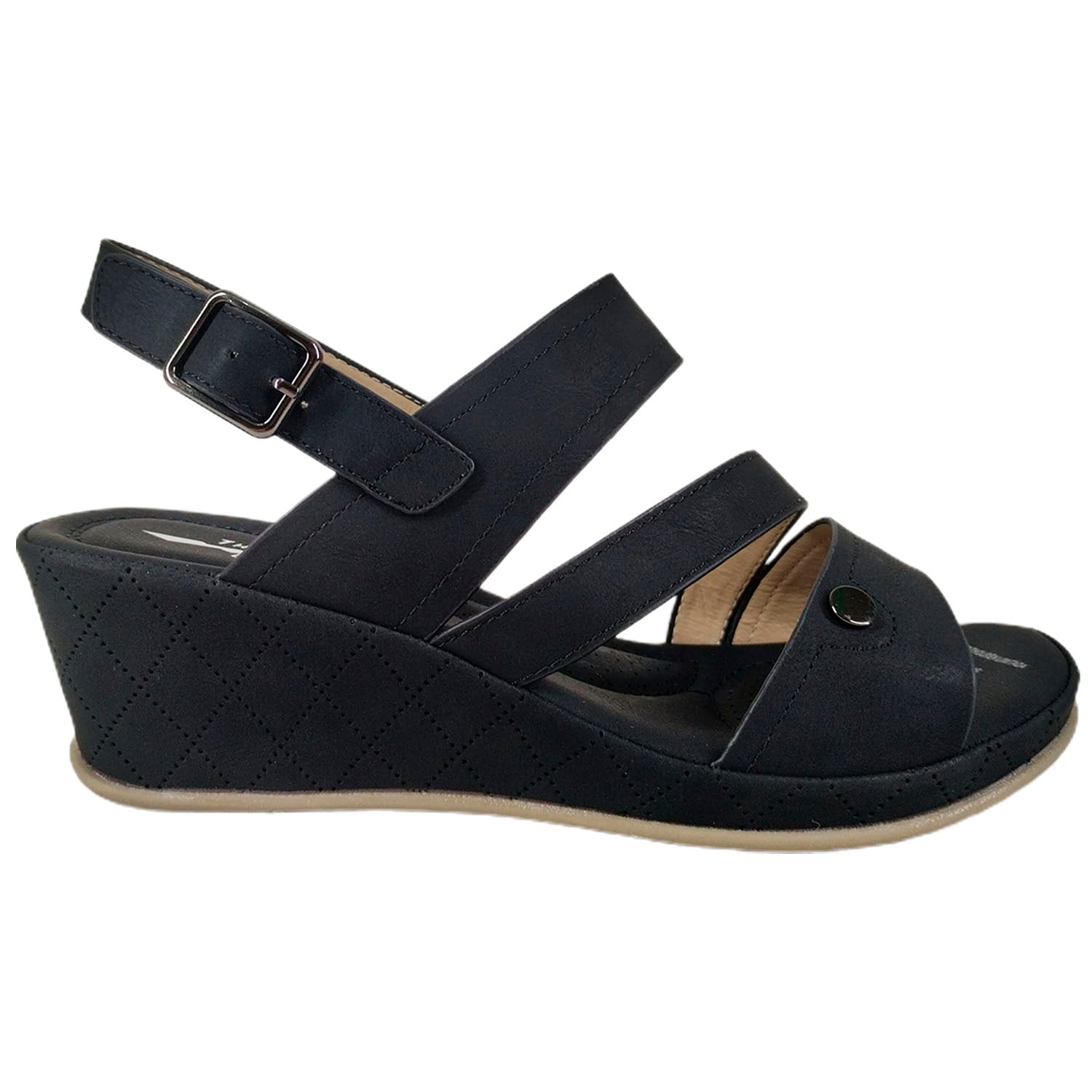 SANDALIAS MUJER MEGABAZAR DE TACO MEDIO A10 YASNA - 1