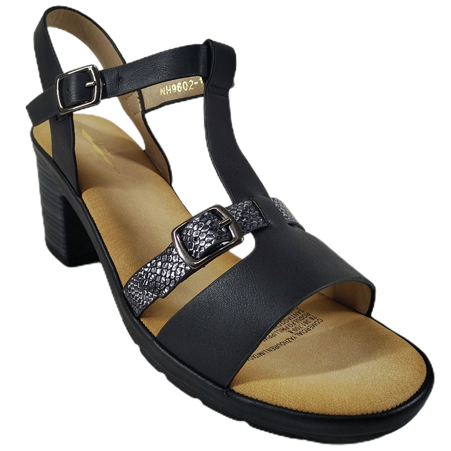 SANDALIAS MUJER MEGABAZAR DE TACO MEDIO NH9 YASNA - 4