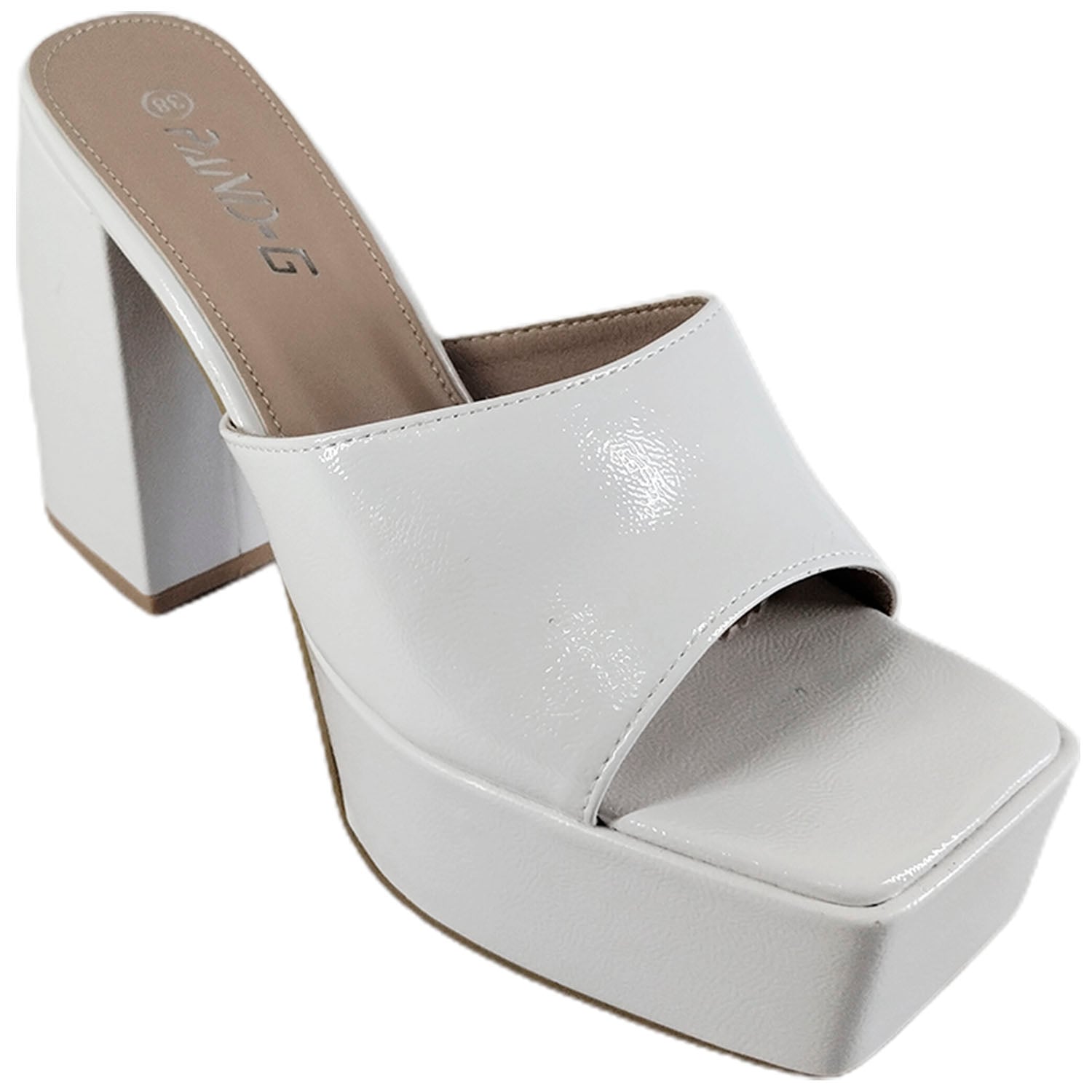 SANDALIA CON PLATAFORMA DE MUJER TACO ALTO 371 YASNA - 2