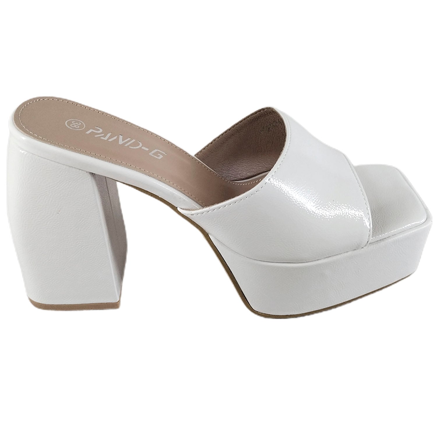SANDALIA CON PLATAFORMA DE MUJER TACO ALTO 371 YASNA - 3