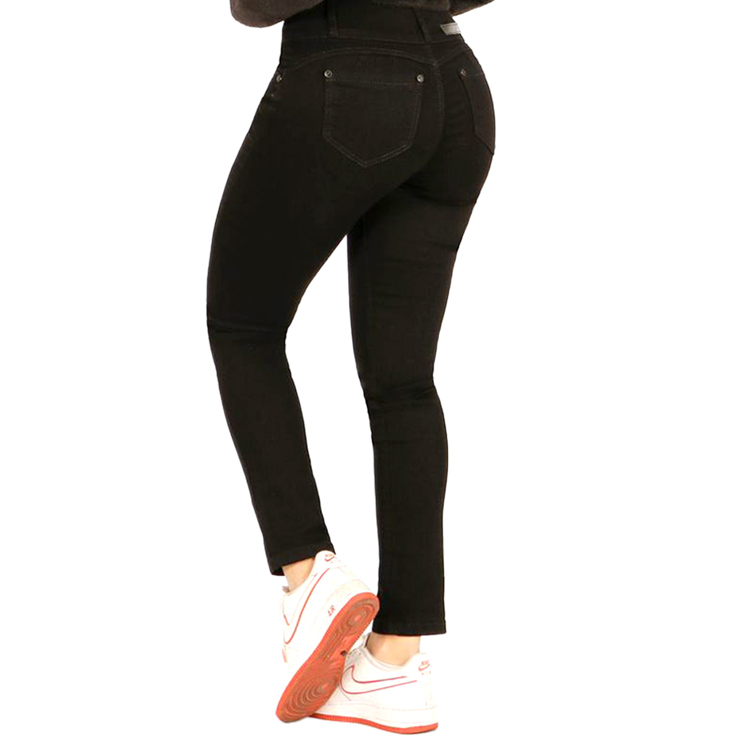 JEANS DE MUJER TIRO ALTO PITILLO J74 YASSNE - 4