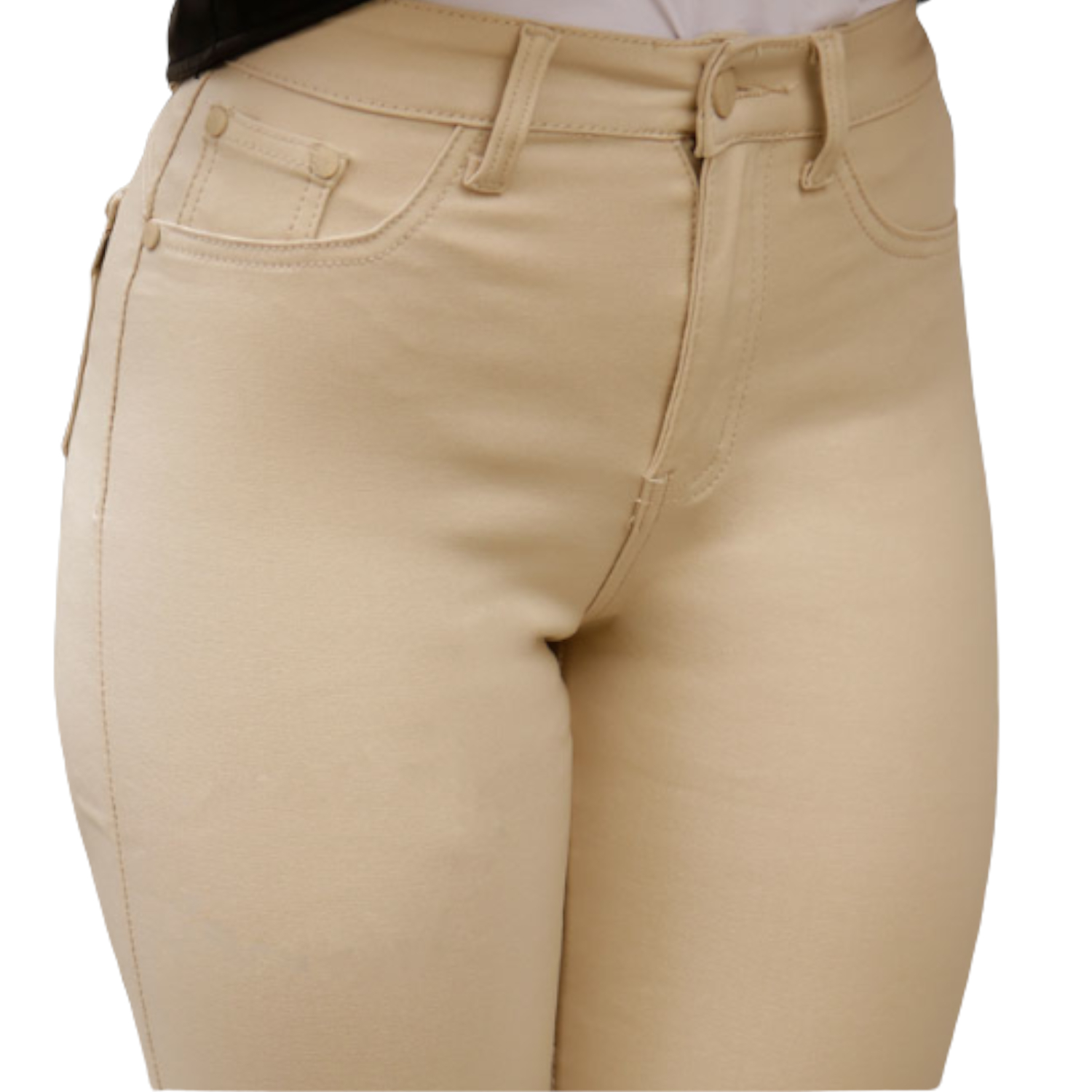 PANTALON ECOCUERO DE MUJER JEANS PITILLO SKINNY T2 YASSNE - 2