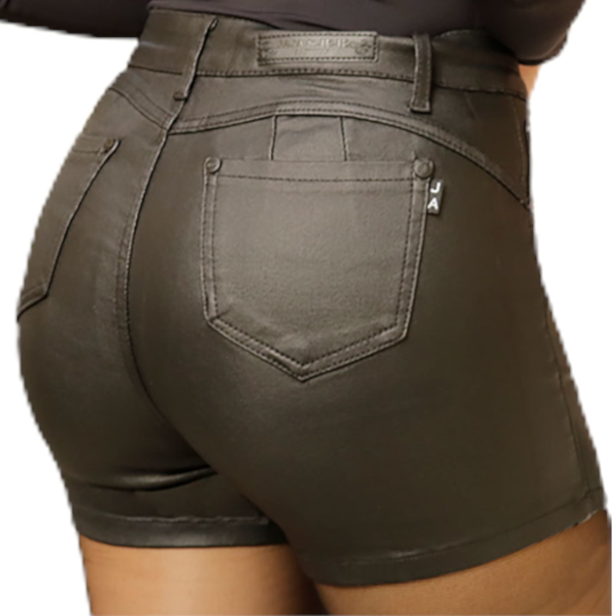 FALDA SHORT MUJER MEGABAZAR NEGRO J2059 J59 YASSNE - 4