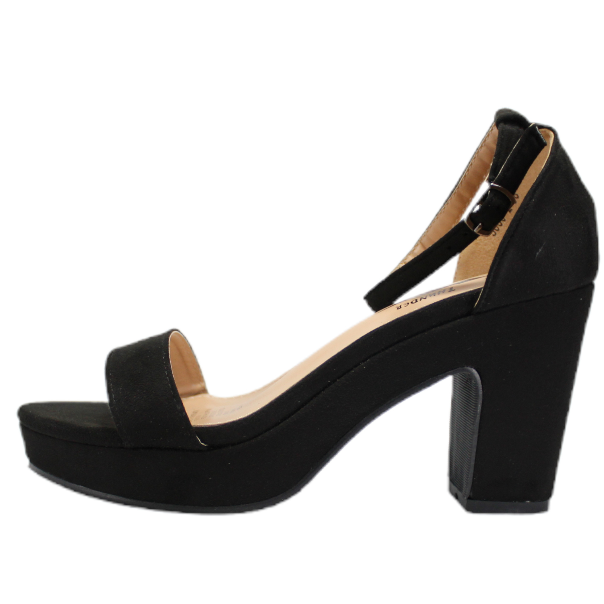 SANDALIA MUJER TACO ALTO 56 YASSNE NEGRO - 1