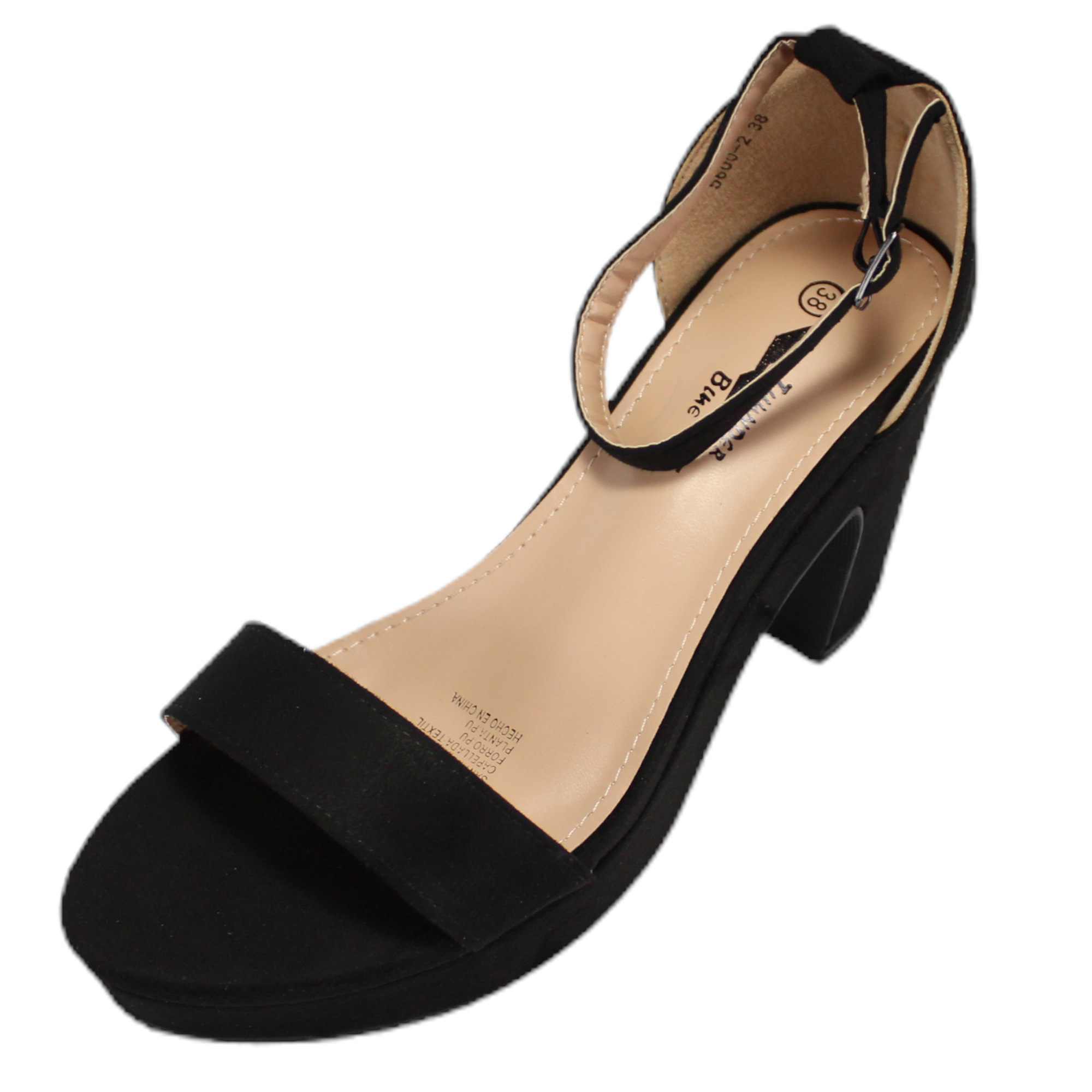 SANDALIA MUJER TACO ALTO 56 YASSNE NEGRO - 2
