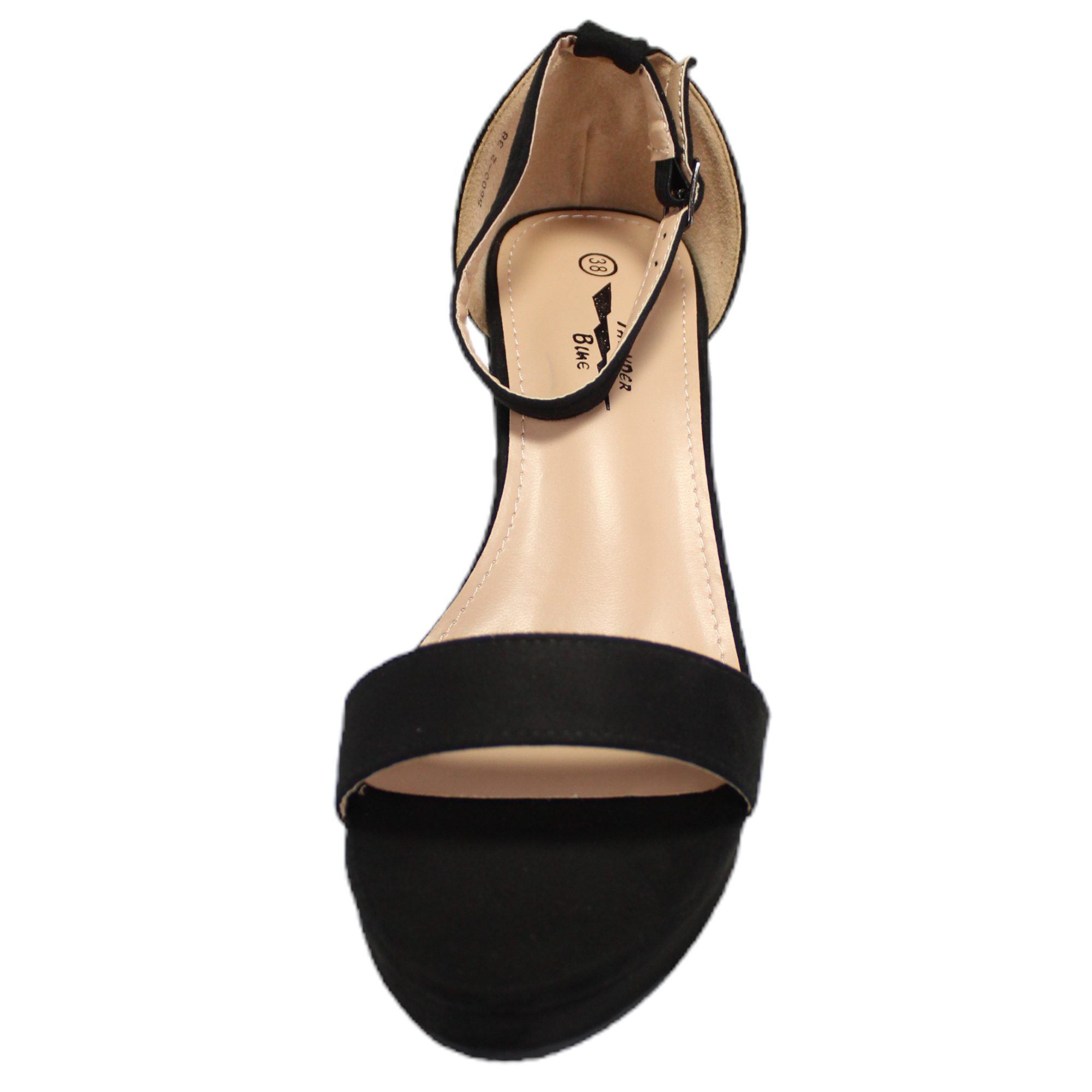 SANDALIA MUJER TACO ALTO 56 YASSNE NEGRO - 3