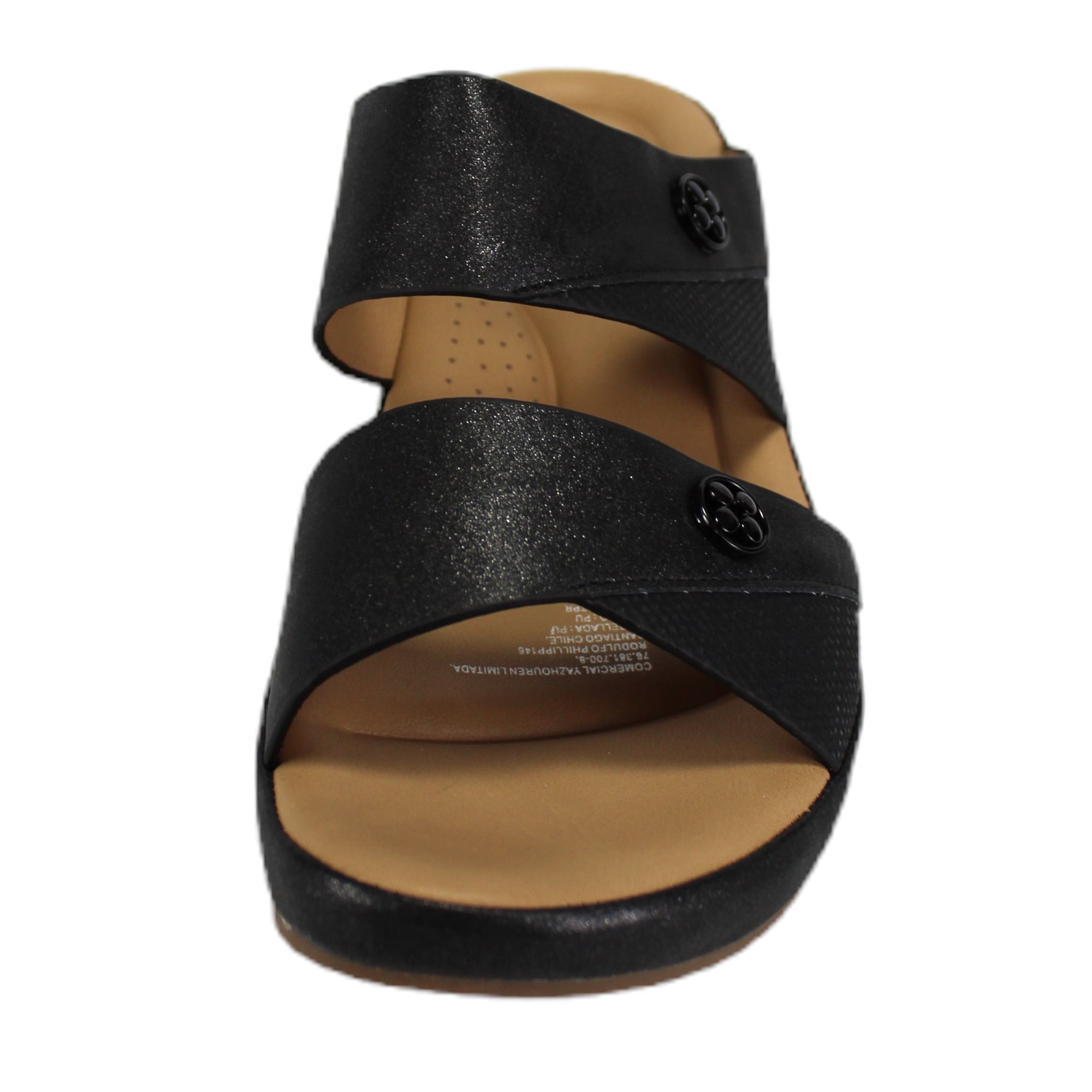 SANDALIA CASUAL MUJER TACO MEDIO H53 YASSNE NEGRO - 3