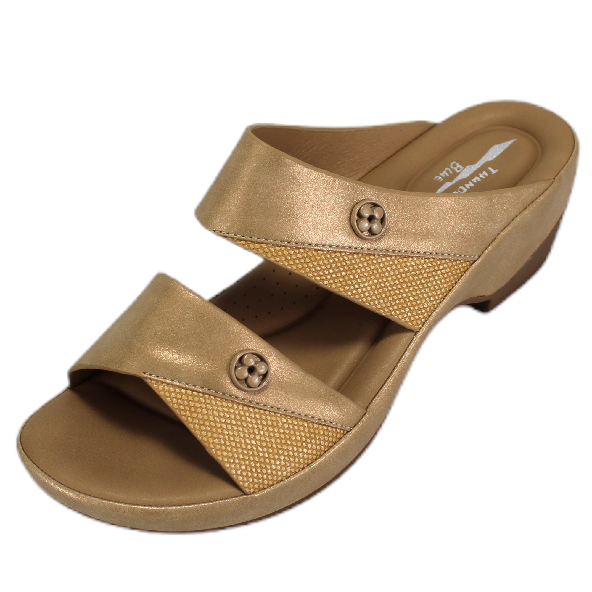 SANDALIA CASUAL MUJER TACO MEDIO H53 YASSNE MARRON - 2