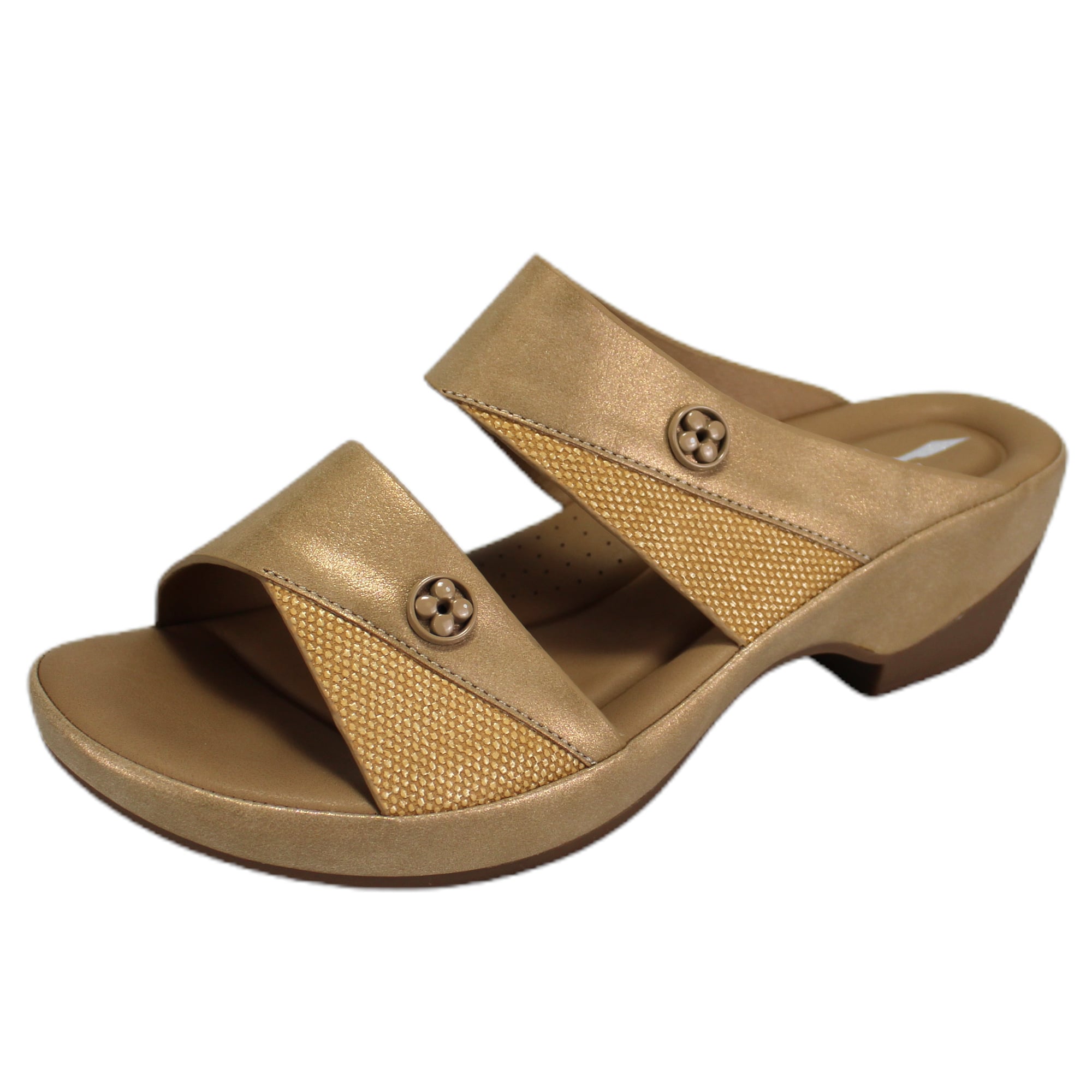 SANDALIA CASUAL MUJER TACO MEDIO H53 YASSNE MARRON - 4