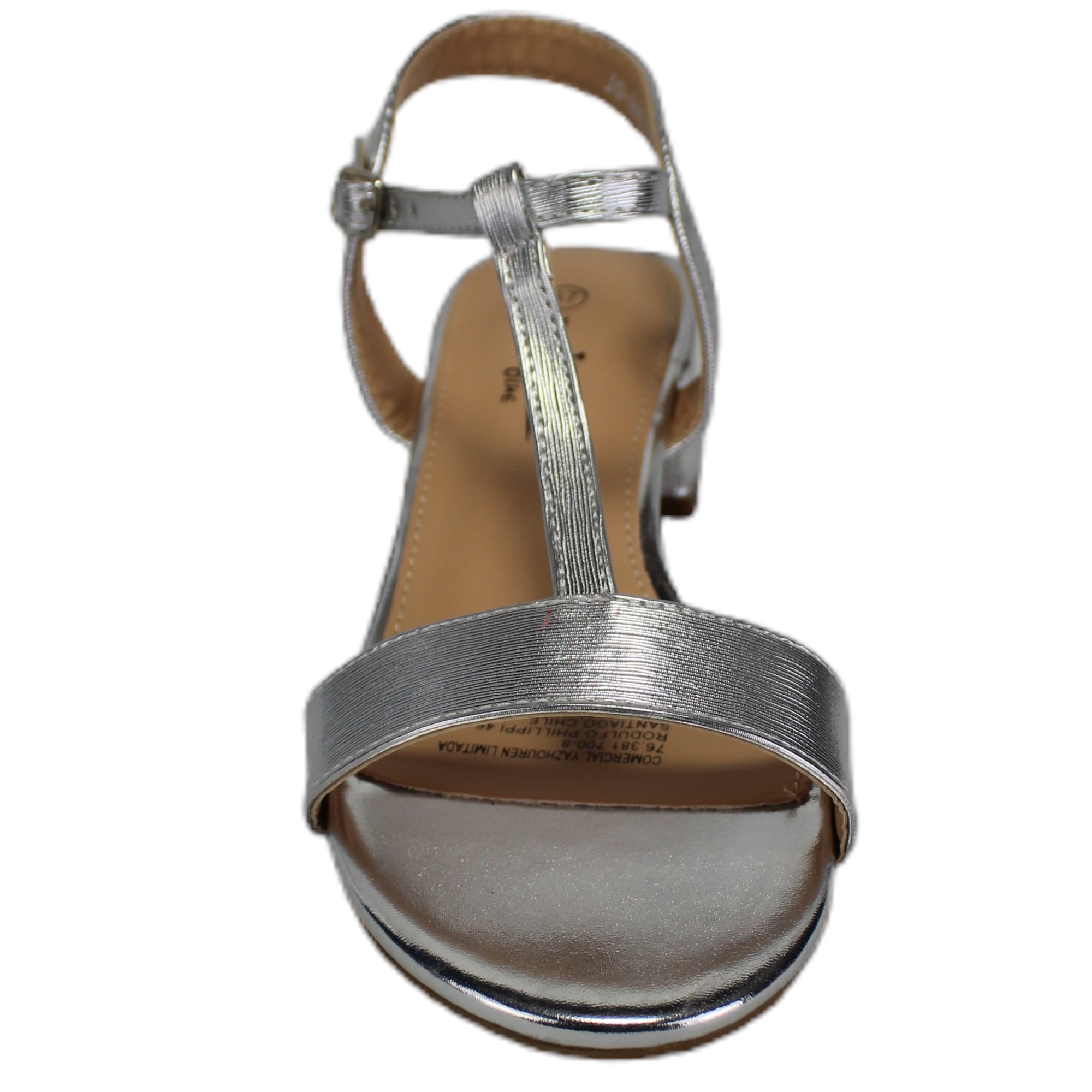 SANDALIA MUJER TACO BAJO J6 YASSNE PLATEADO - 4