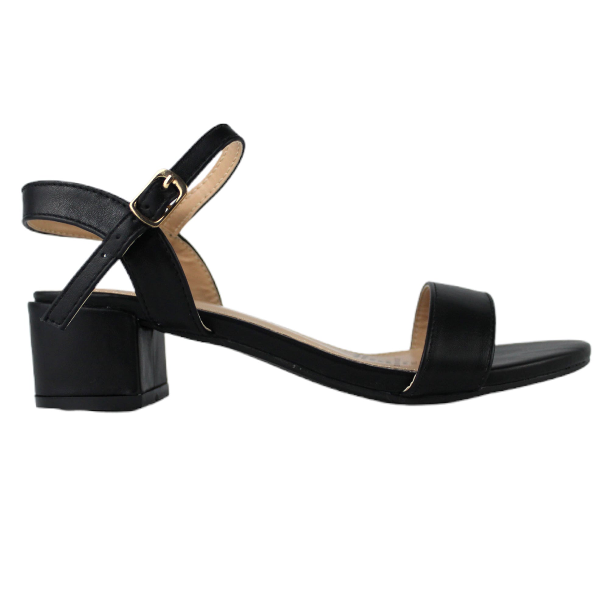 SANDALIA FORMAL MUJER TACO BAJO J5 YASSNE NEGRO - 1