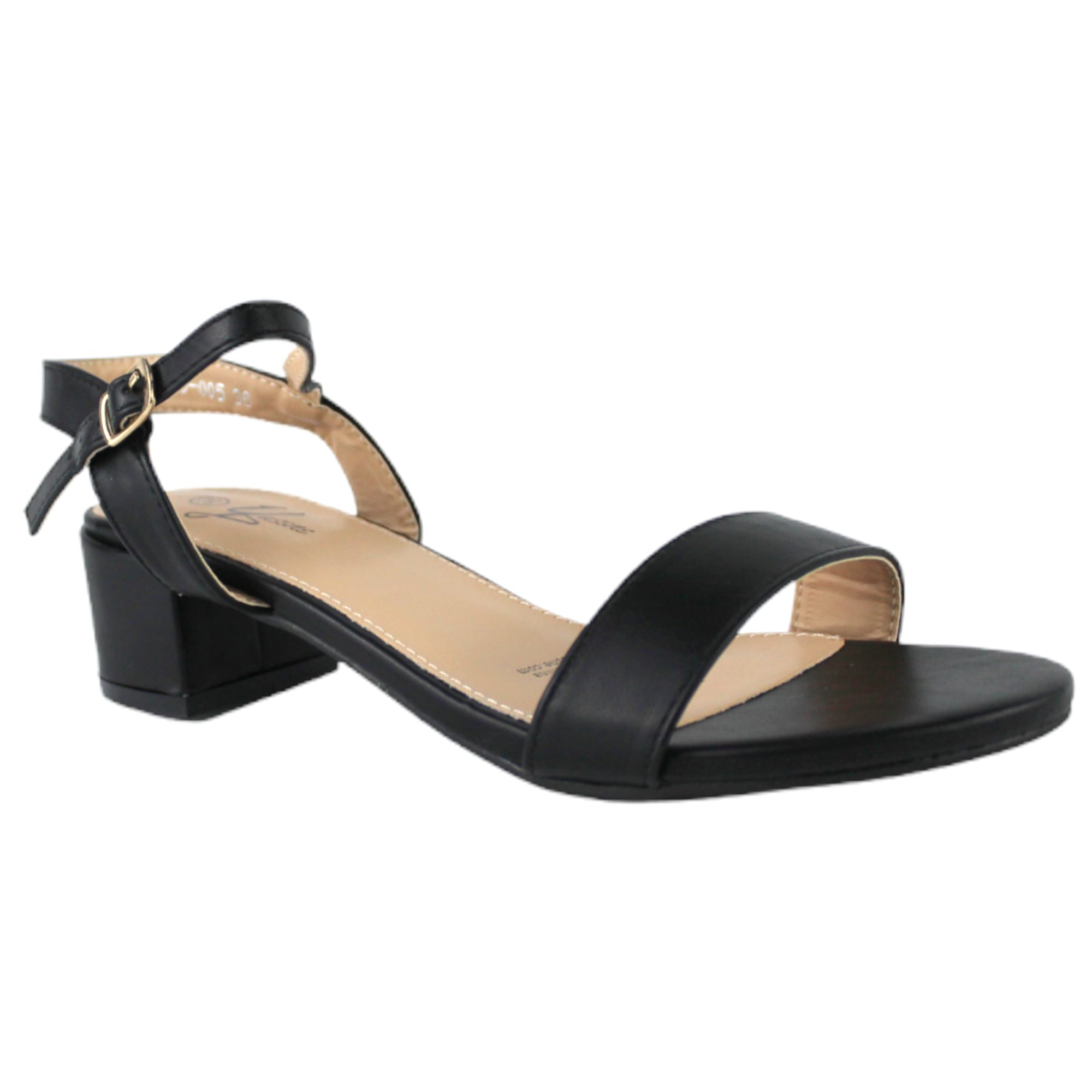 SANDALIA FORMAL MUJER TACO BAJO J5 YASSNE NEGRO - 3