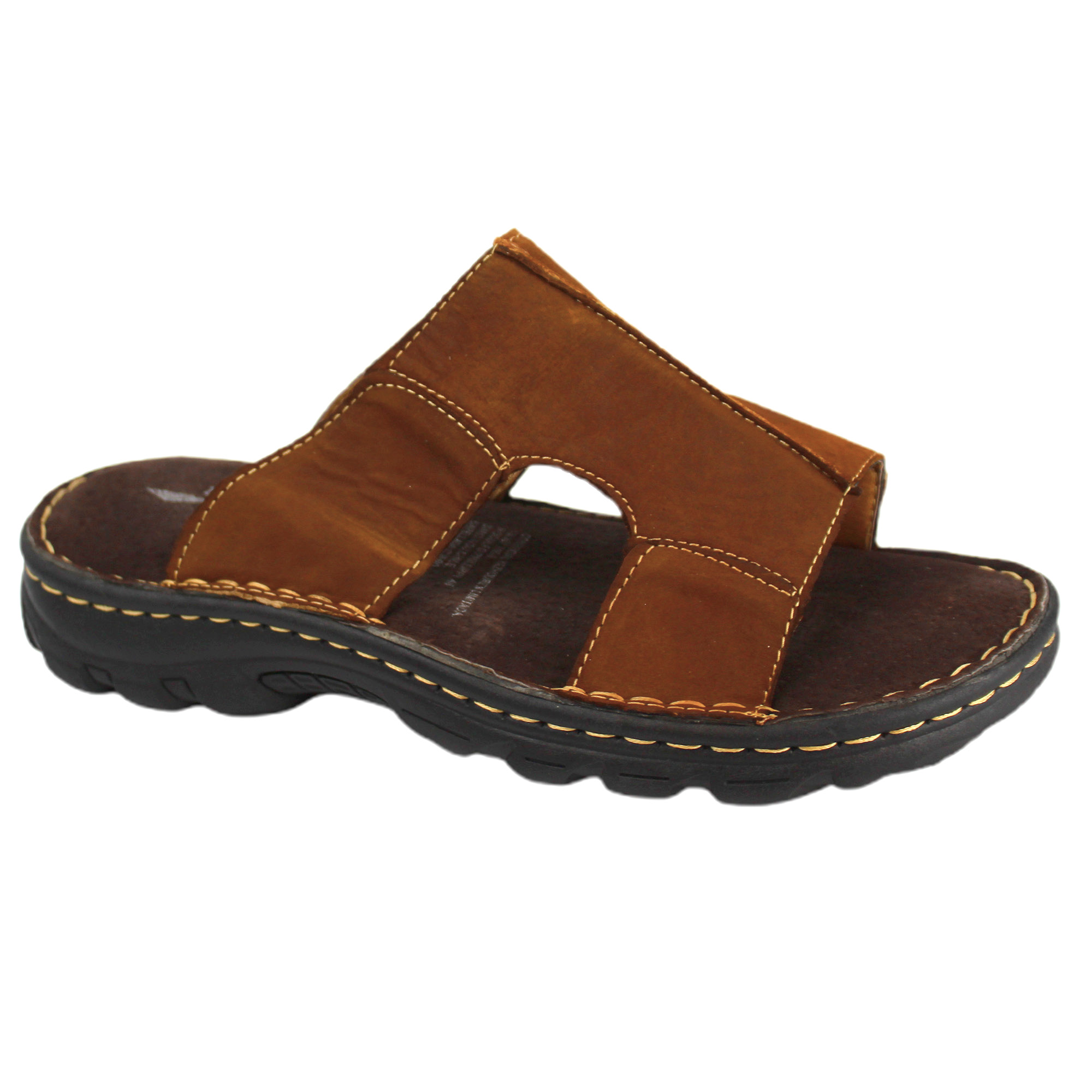 SANDALIA CUERO HOMBRE 226 MARRON - 2