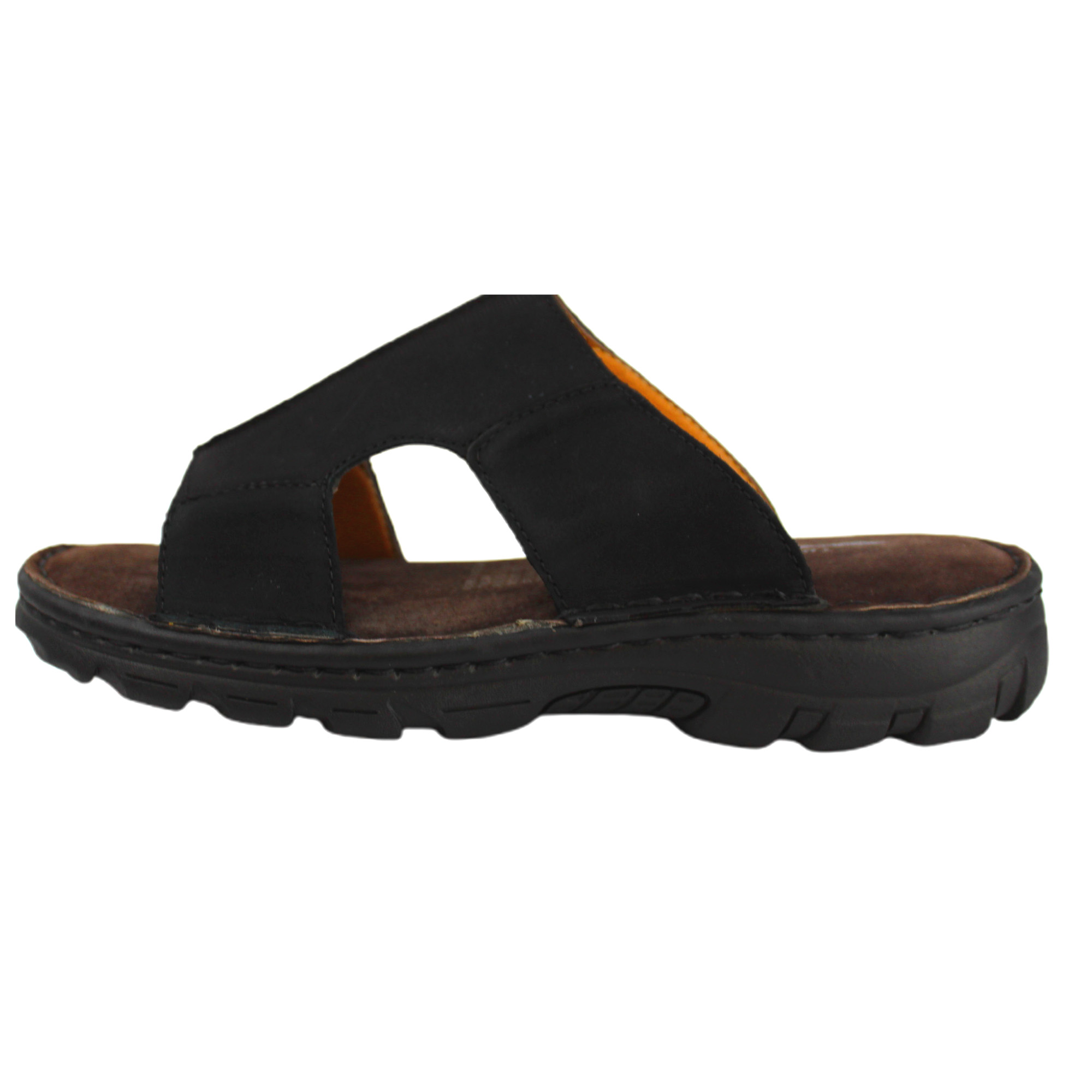 SANDALIA CUERO HOMBRE 226 NEGRO - 1