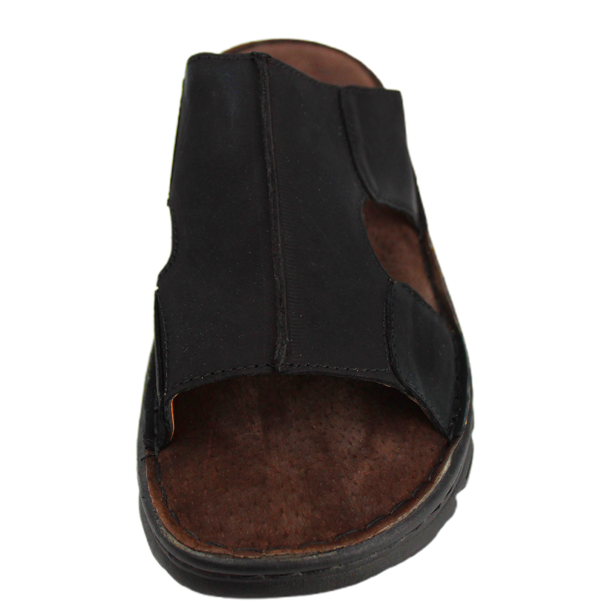 SANDALIA CUERO HOMBRE 226 NEGRO - 3