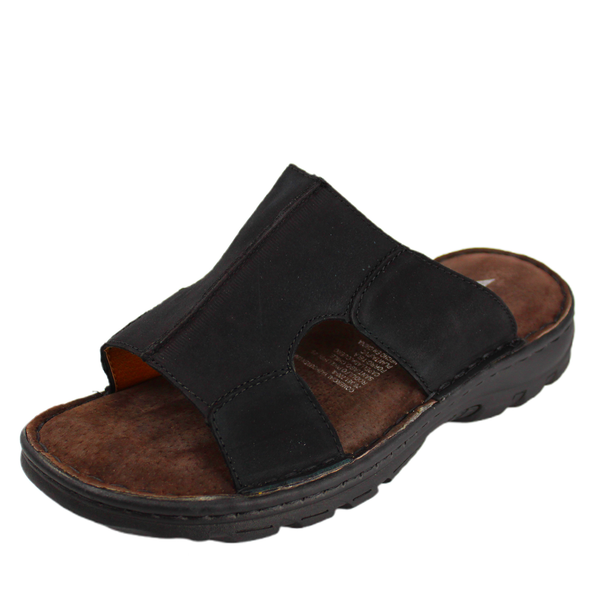 SANDALIA CUERO HOMBRE 226 NEGRO - 4