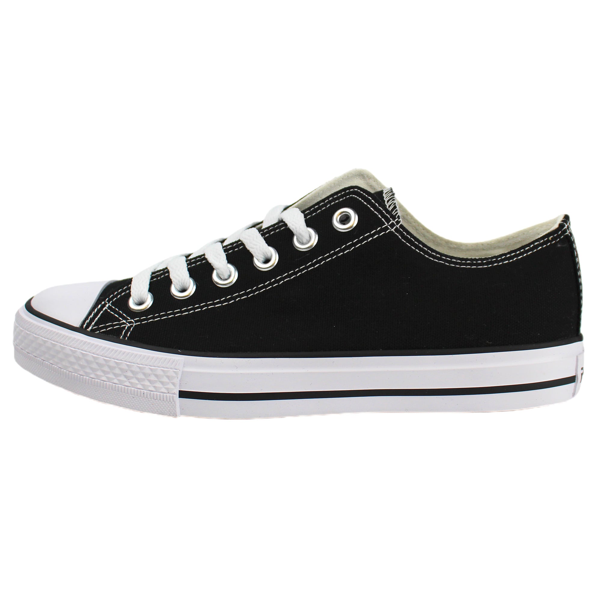 ZAPATILLA URBANA DE LONA PARA MUJER G1 YASSNE NEGRO - 3