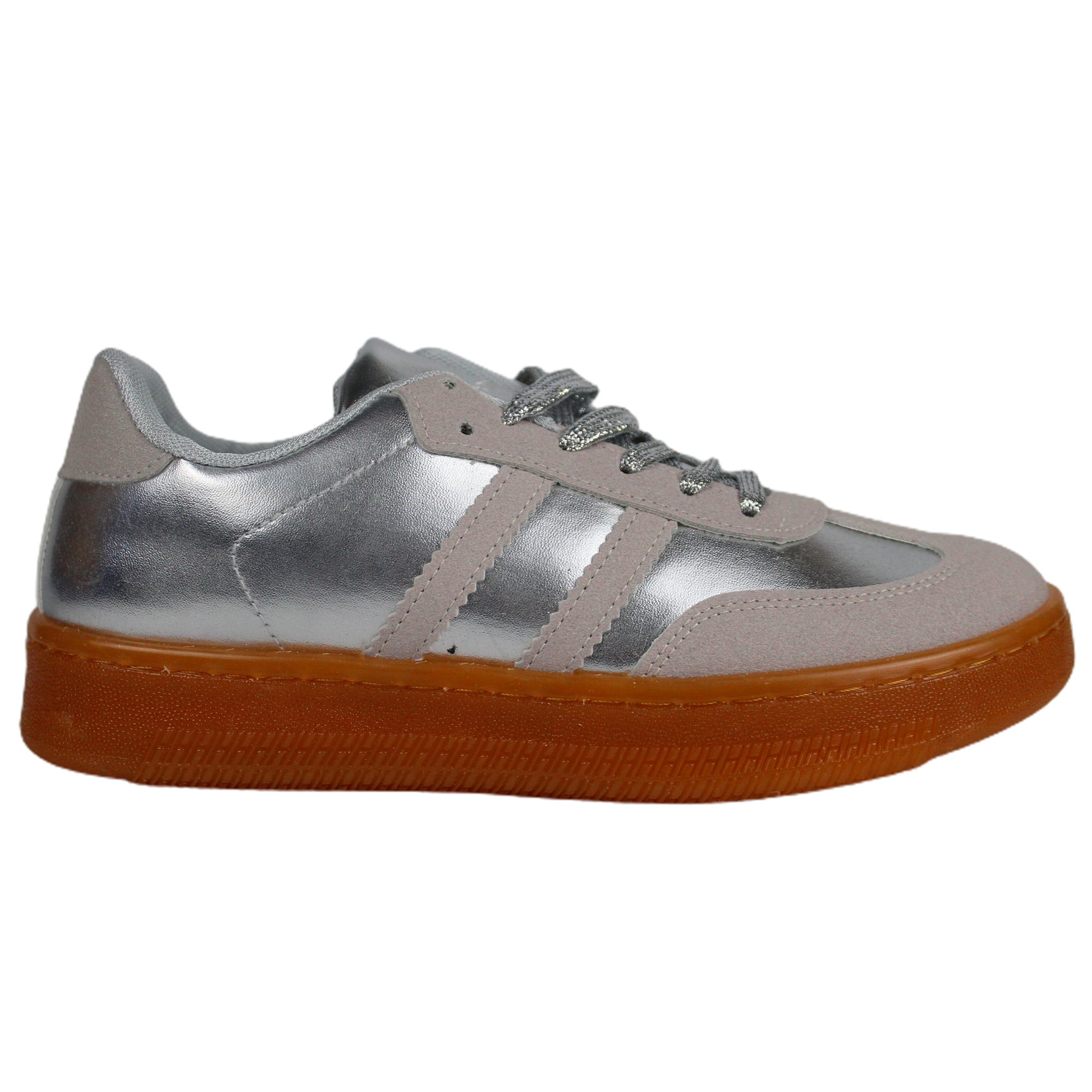 ZAPATILLA URBANA DE MUJER J85 YASSNE PLATEADO - 1