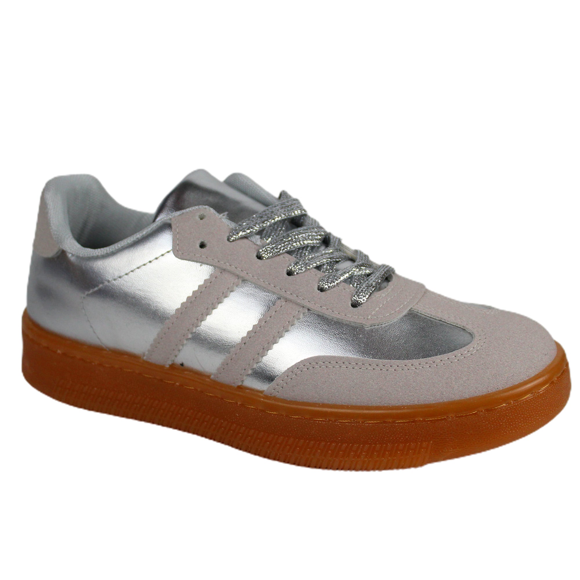 ZAPATILLA URBANA DE MUJER J85 YASSNE PLATEADO - 2