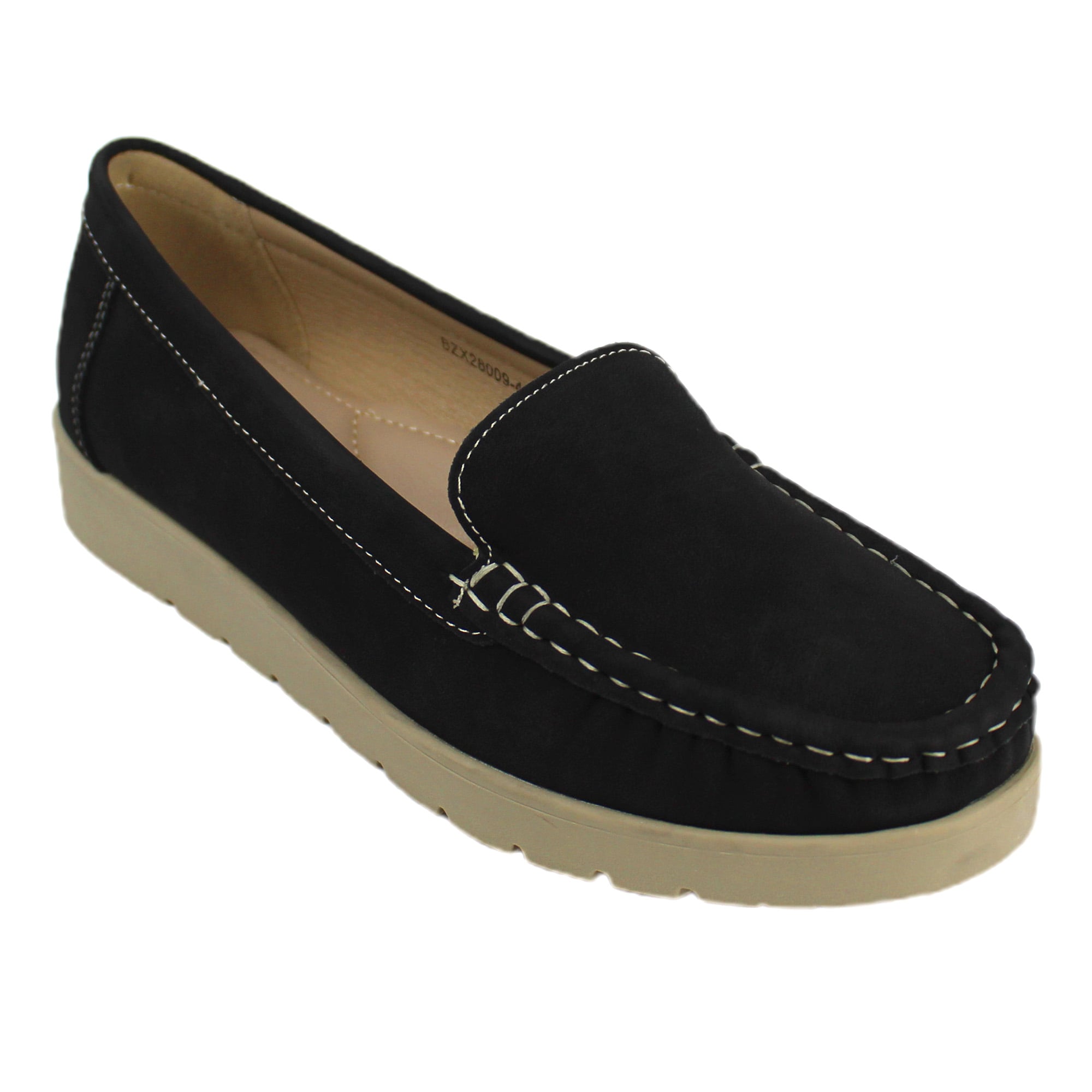 ZAPATO MUJER COMODO Y LIVIANO BZX YASSNE NEGRO - 2