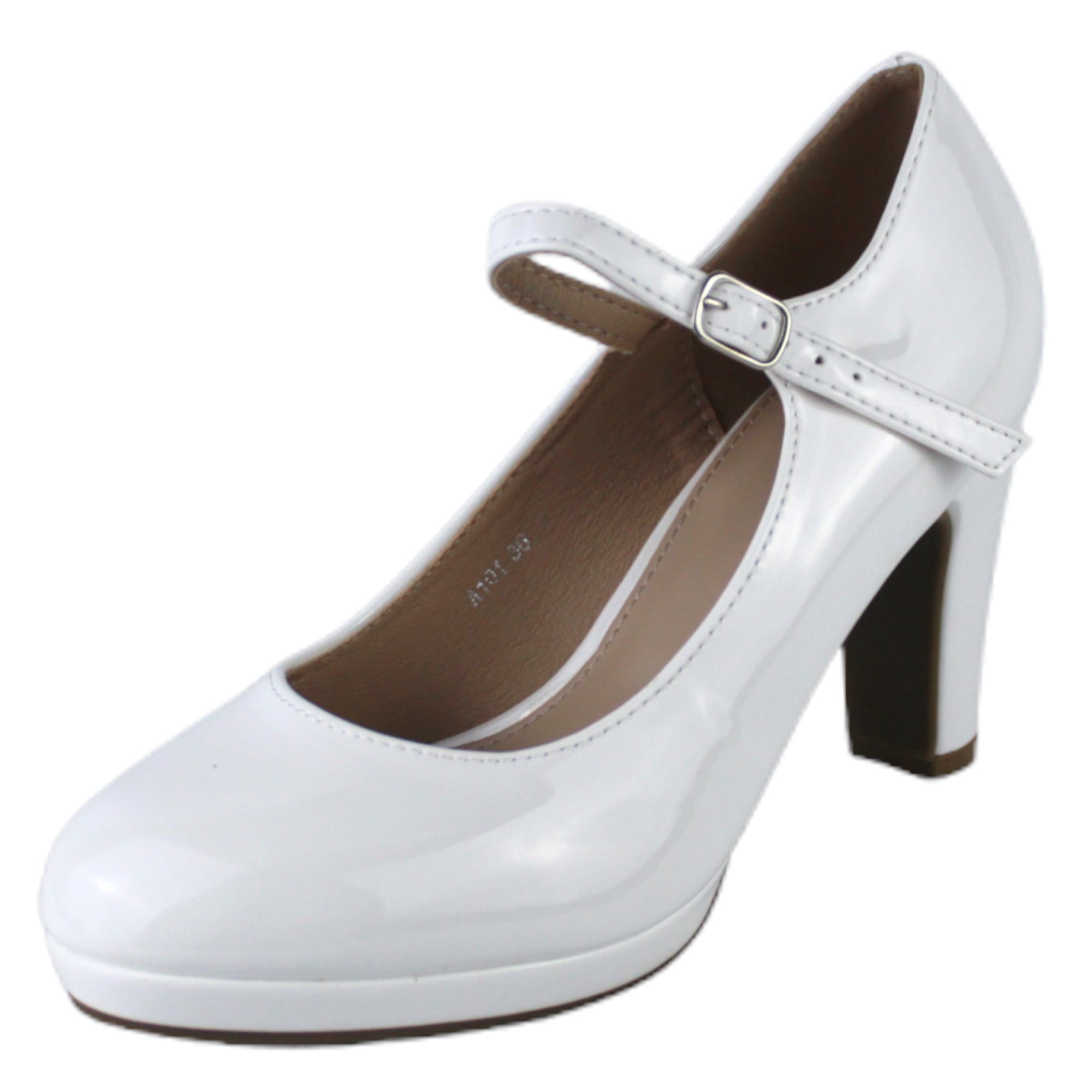 ZAPATO MUJER TACO ALTO A10 YASSNE BLANCO - 2