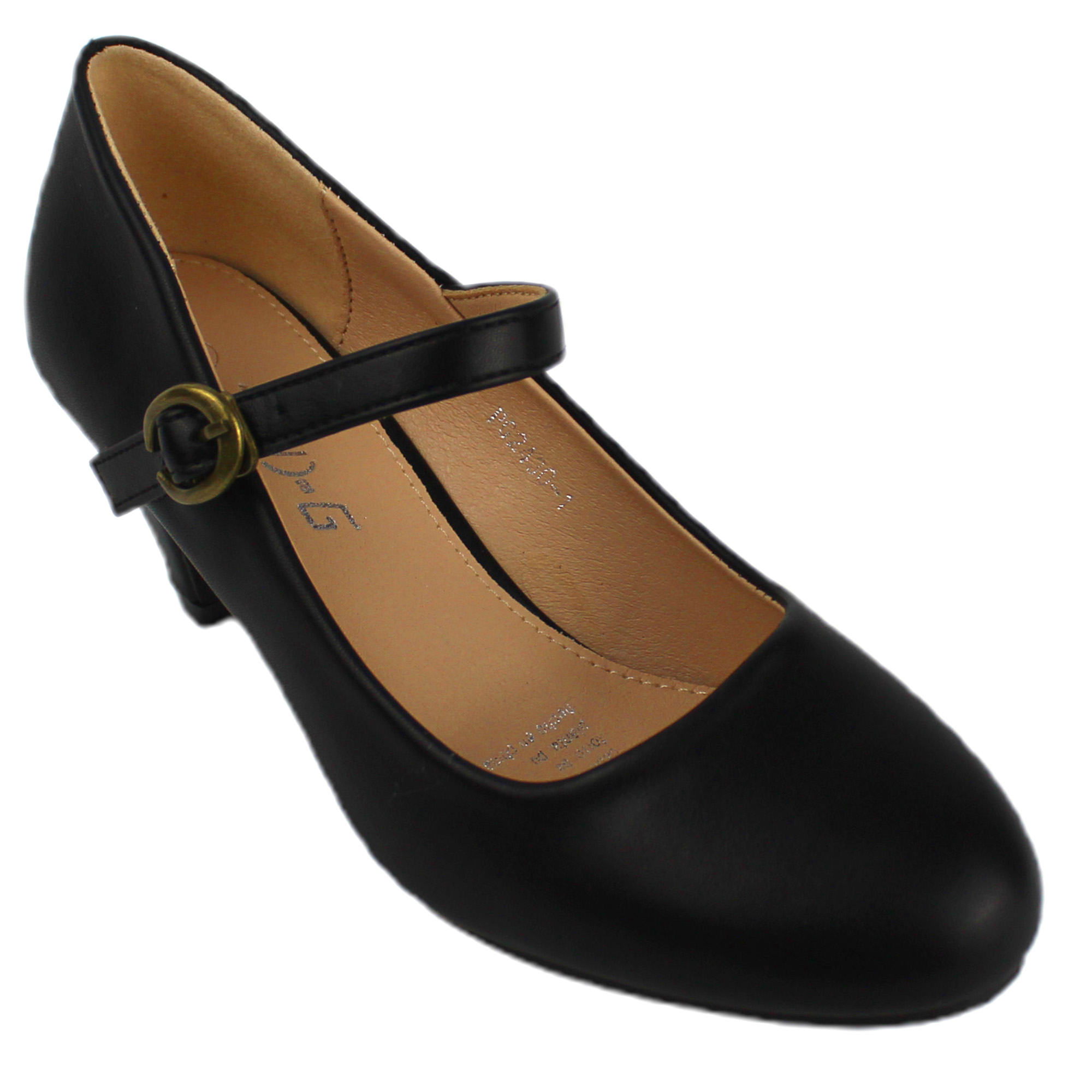 ZAPATO VESTIR TACO MEDIO PARA MUJER G30 YASSNE NEGRO - 2