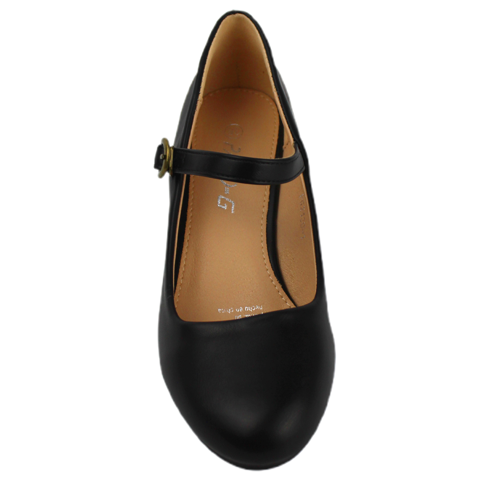 ZAPATO VESTIR TACO MEDIO PARA MUJER G30 YASSNE NEGRO - 3