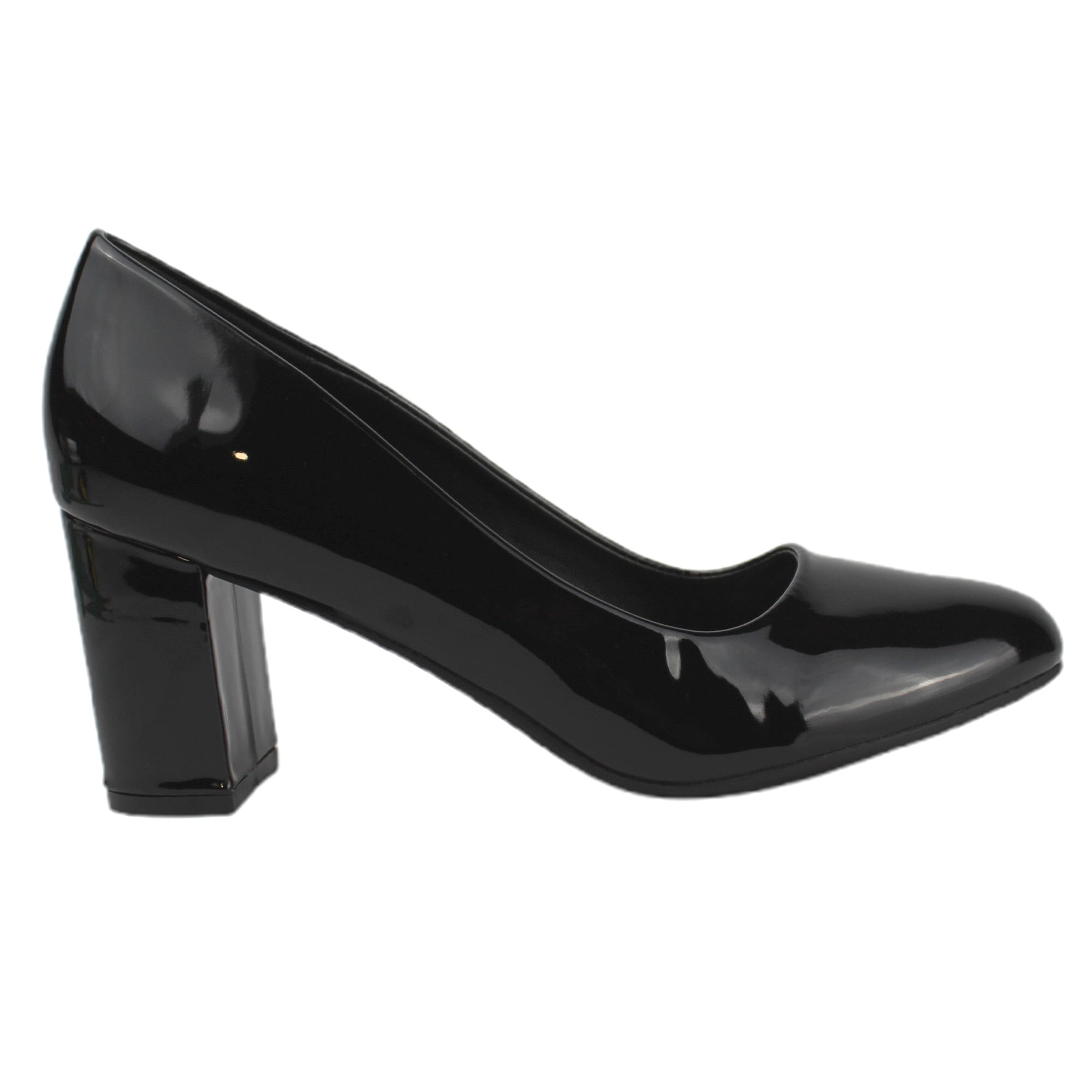 ZAPATO VESTIR TACO CUADRADO PARA MUJER U71 YASSNE NEGRO - 1