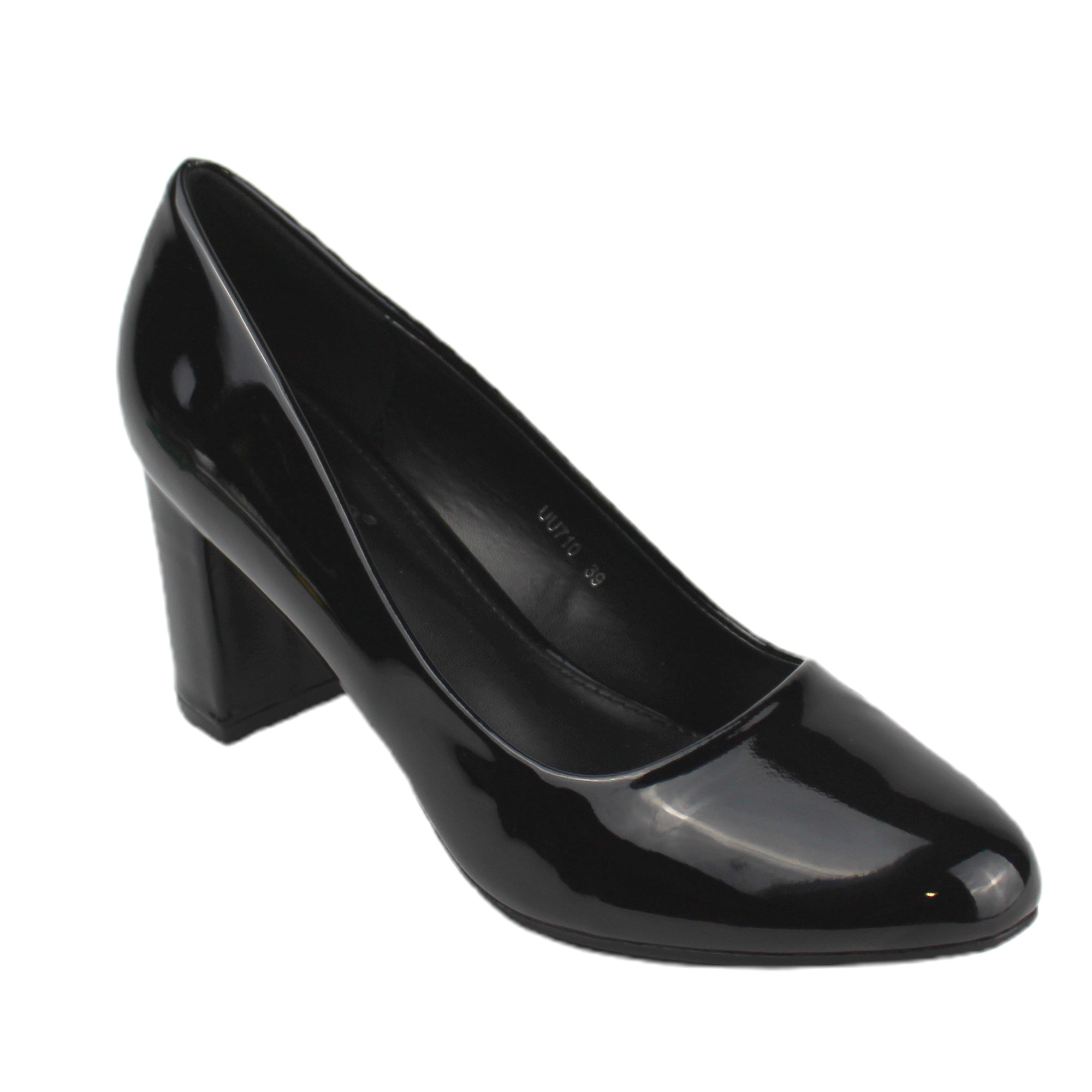 ZAPATO VESTIR TACO CUADRADO PARA MUJER U71 YASSNE NEGRO - 2