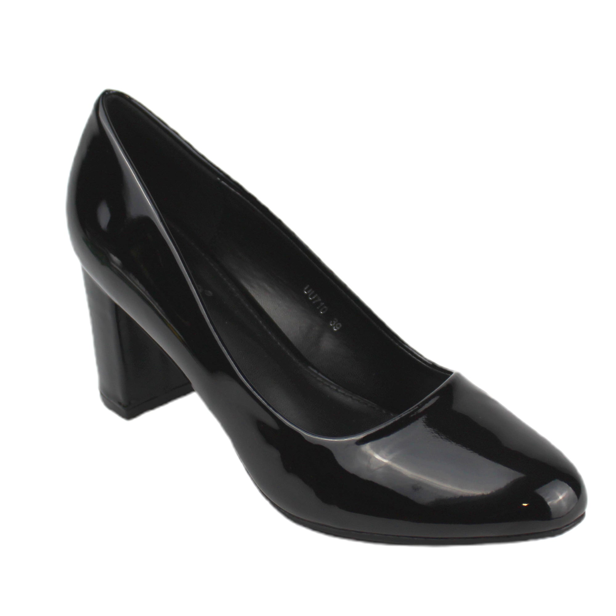 ZAPATO VESTIR TACO CUADRADO PARA MUJER U71 YASSNE NEGRO - 2