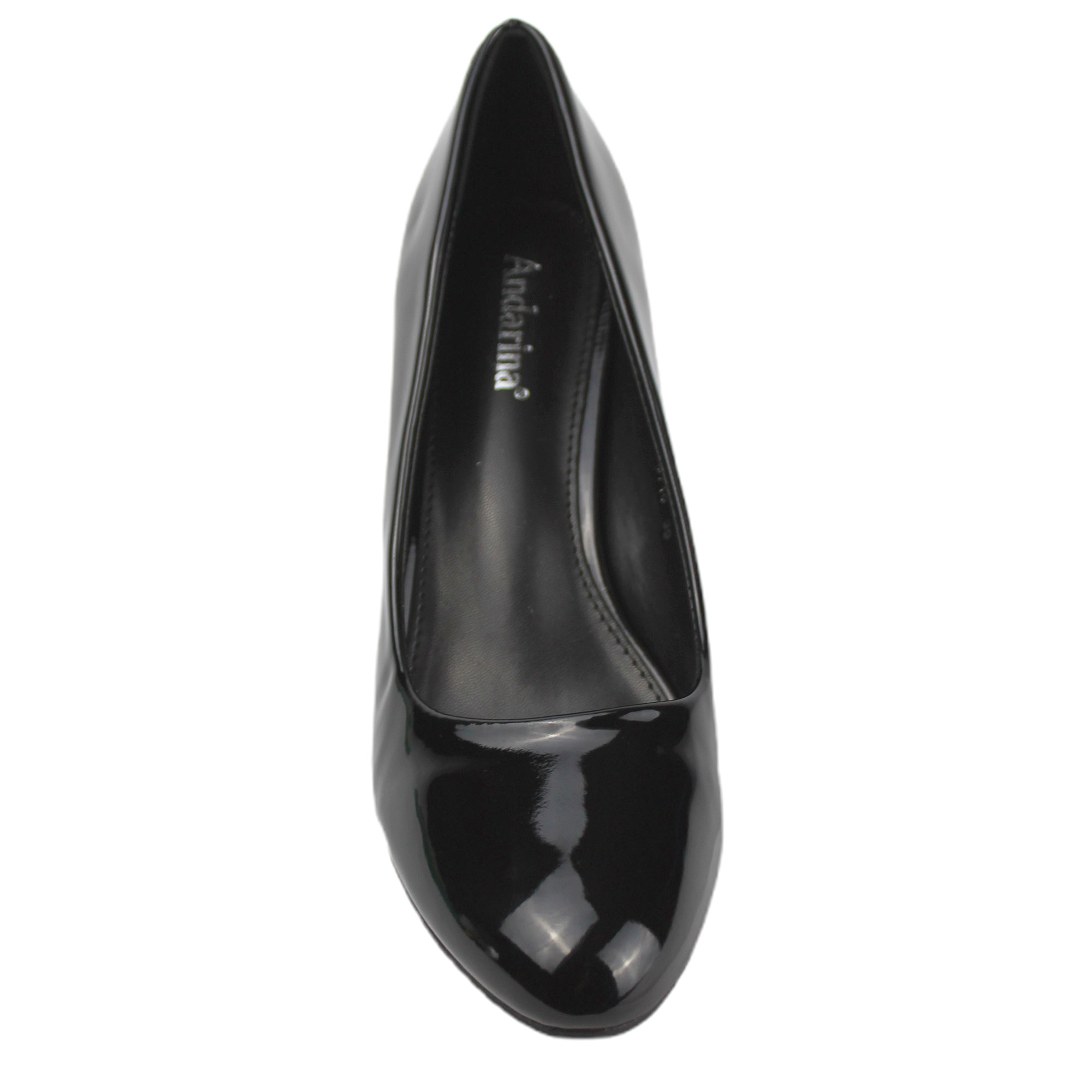 ZAPATO VESTIR TACO CUADRADO PARA MUJER U71 YASSNE NEGRO - 3