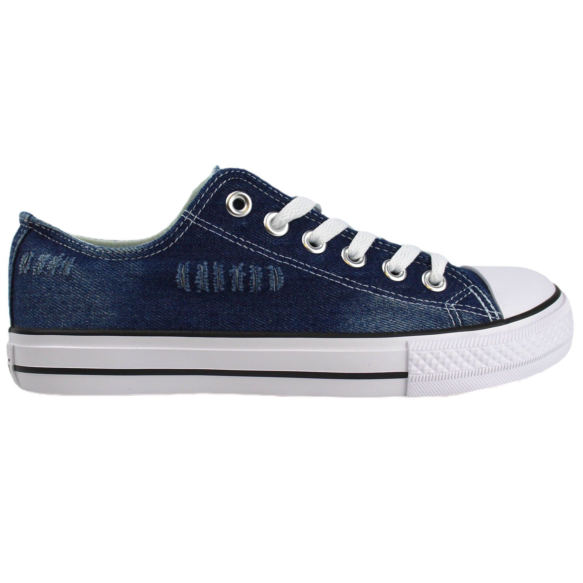ZAPATILLA URBANA DE LONA PARA MUJER G1 YASSNE AZUL - 1