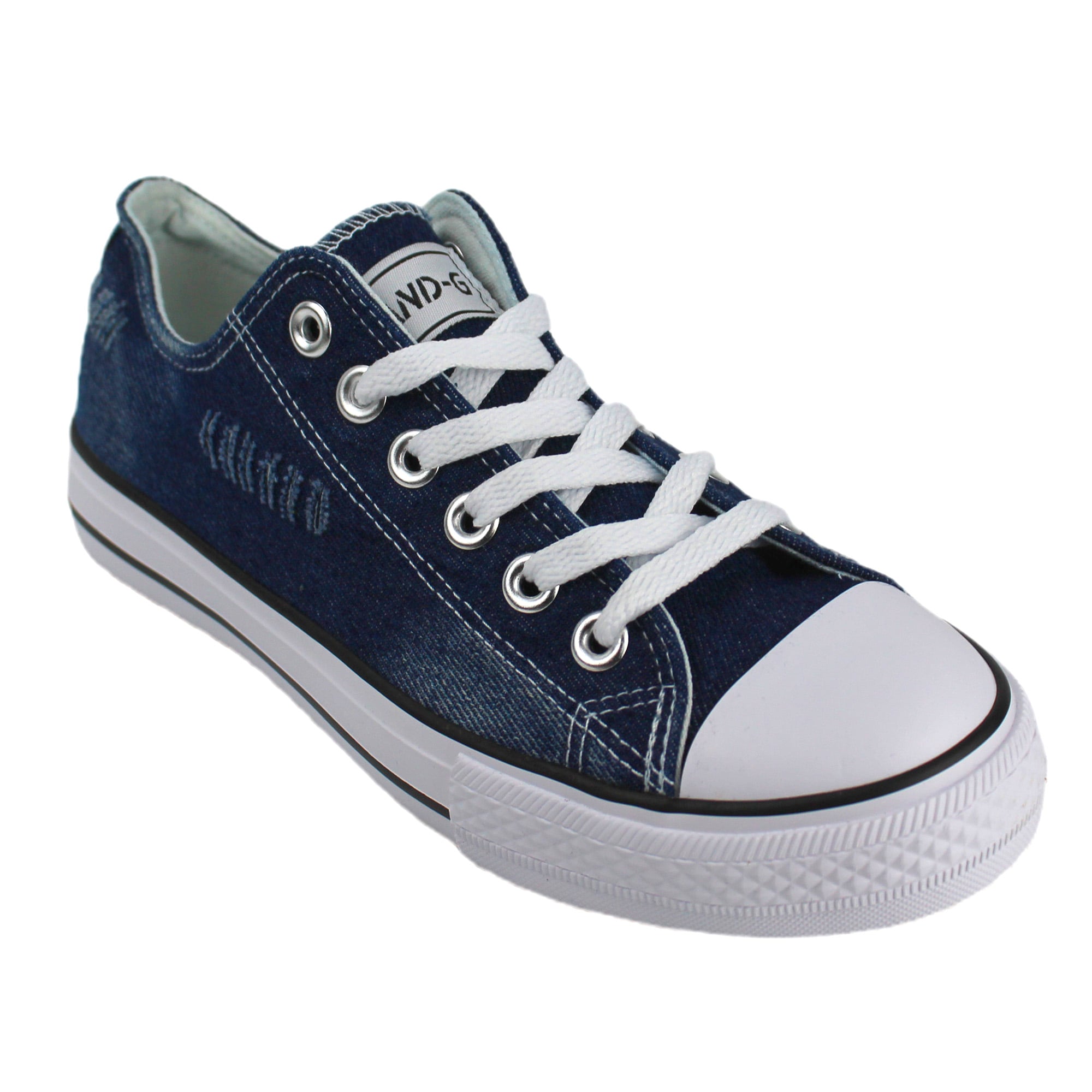 ZAPATILLA URBANA DE LONA PARA MUJER G1 YASSNE AZUL - 2